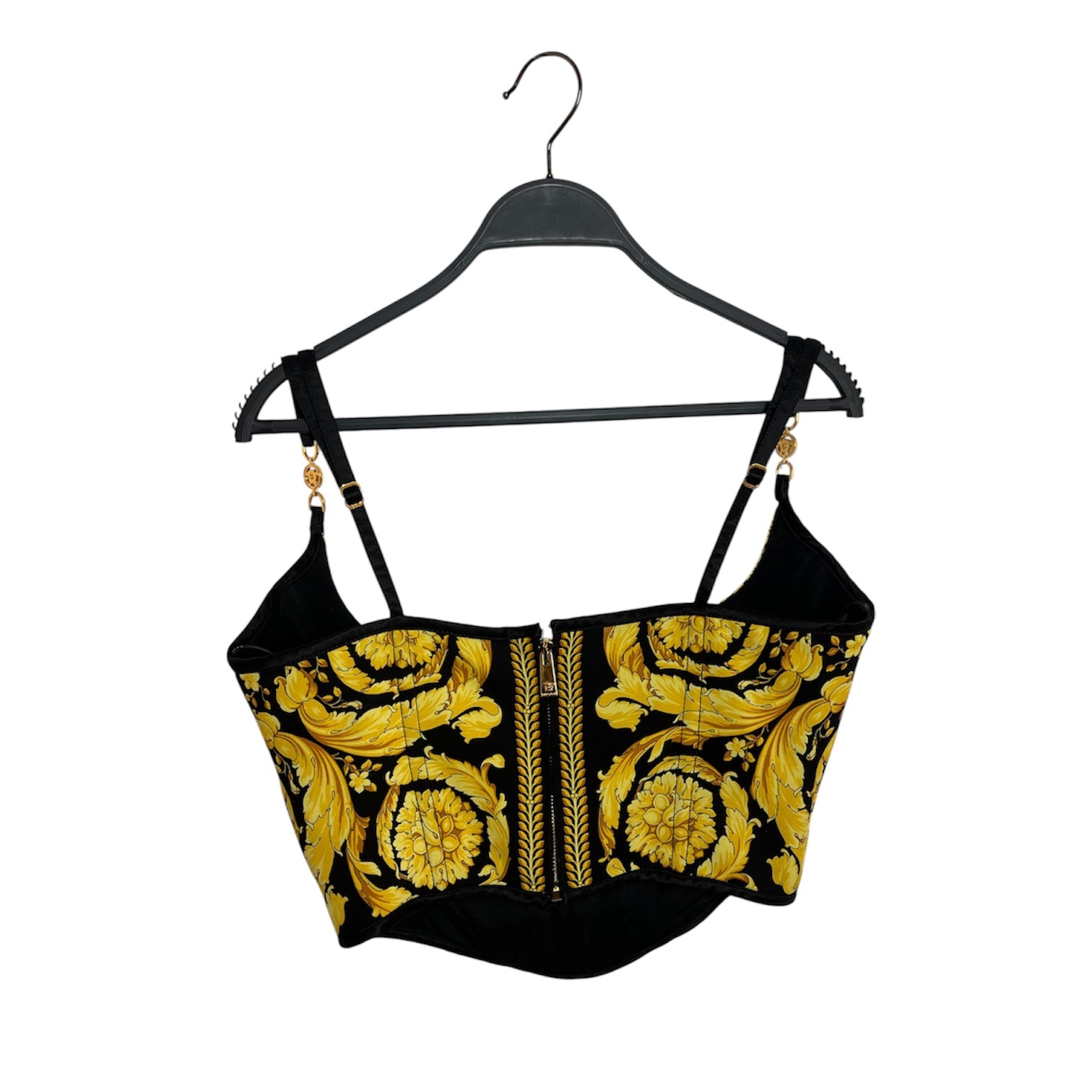 VERSACE/Cut & Sew/44/All Over Print/Silk/BLK/LA COUPE DIEUX CORSET view 2