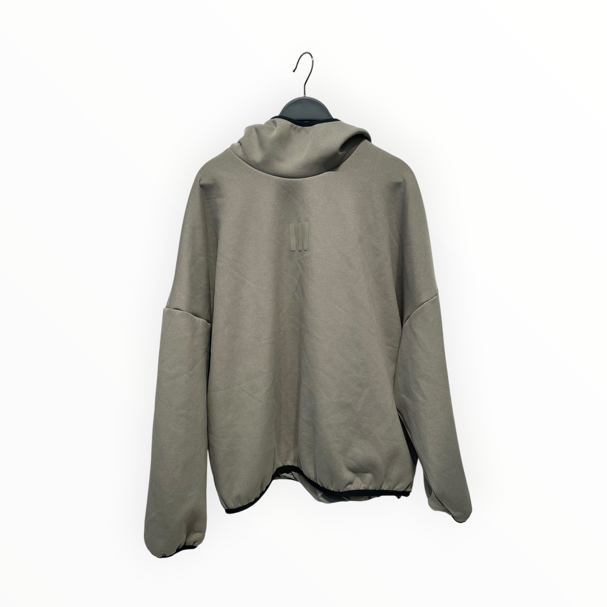 adidas/FEAR OF GOD/Hoodie/S/Cotton/GRN/HIGH NECK DETAIL view 1