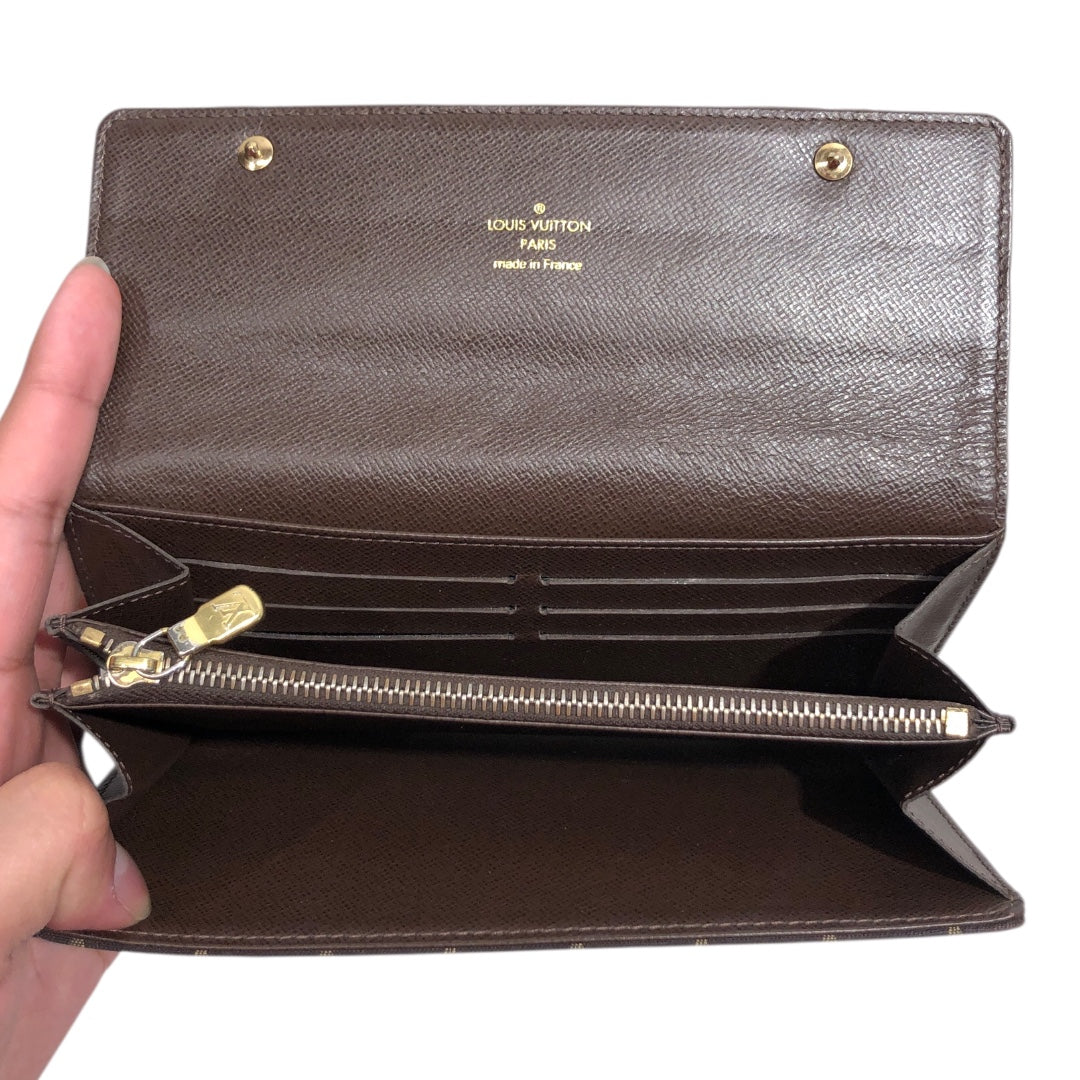 LOUIS VUITTON/Trifold Wallet/Monogram/Cotton/BRW/ view 9