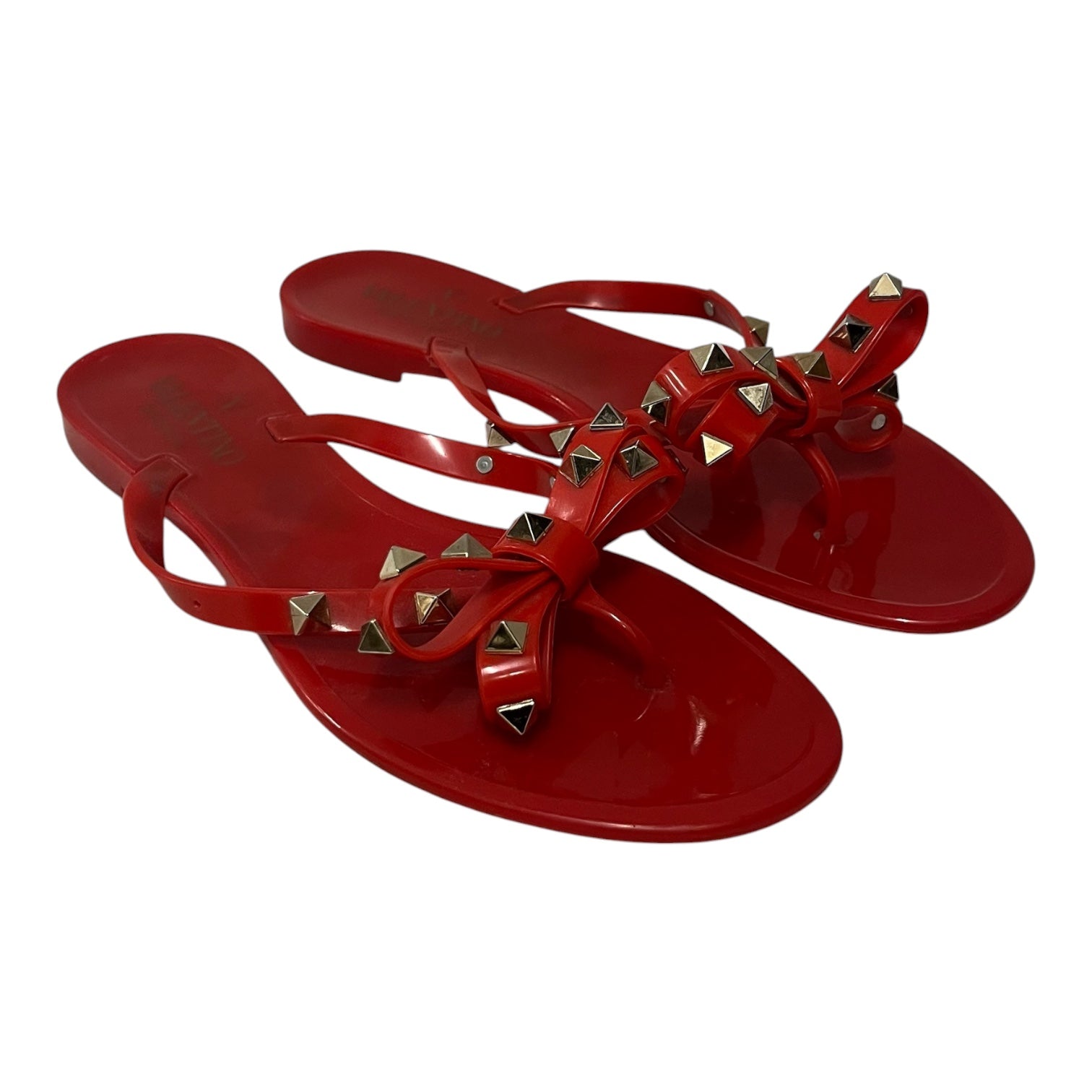 VALENTINO/Sandals/EU 37/RED/STUDDED view 1