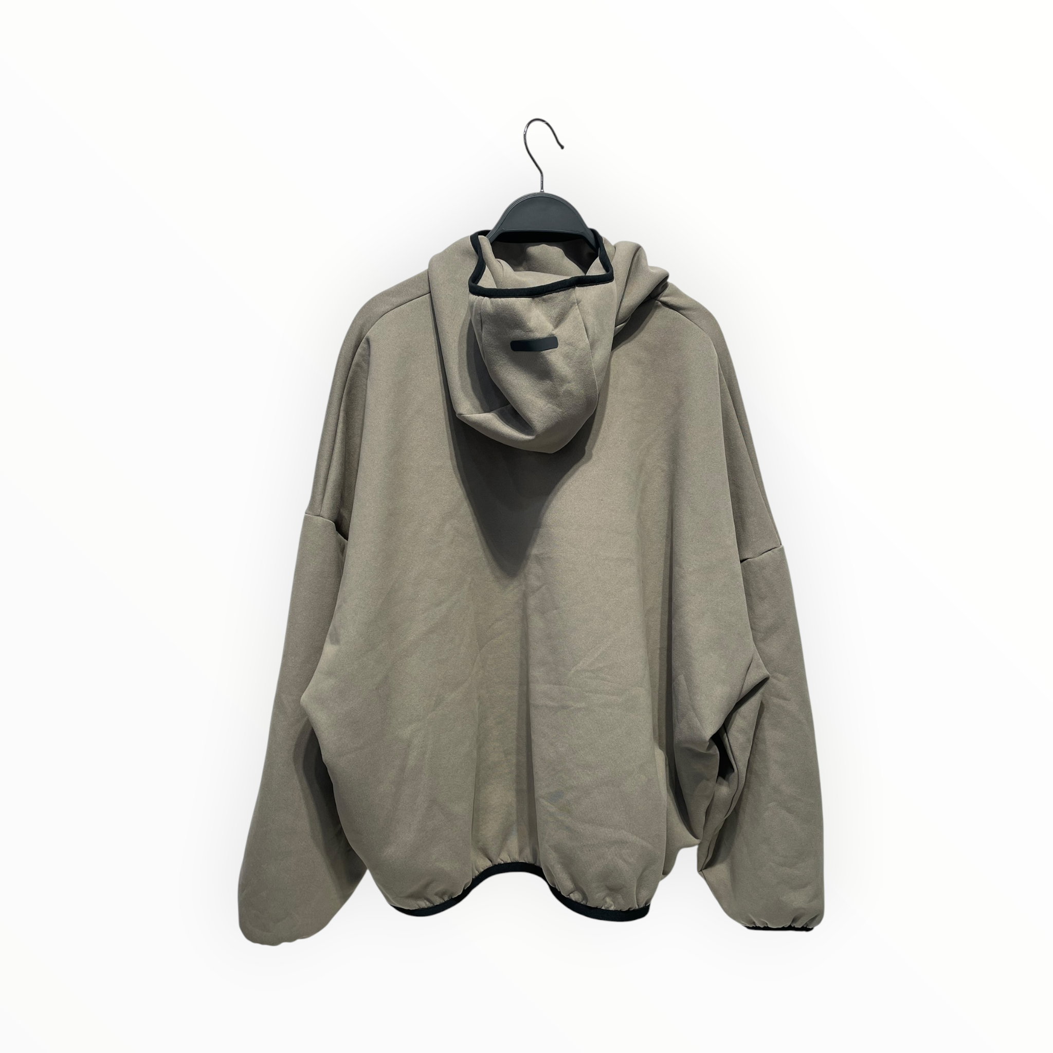 adidas/FEAR OF GOD/Hoodie/S/Cotton/GRN/HIGH NECK DETAIL view 2