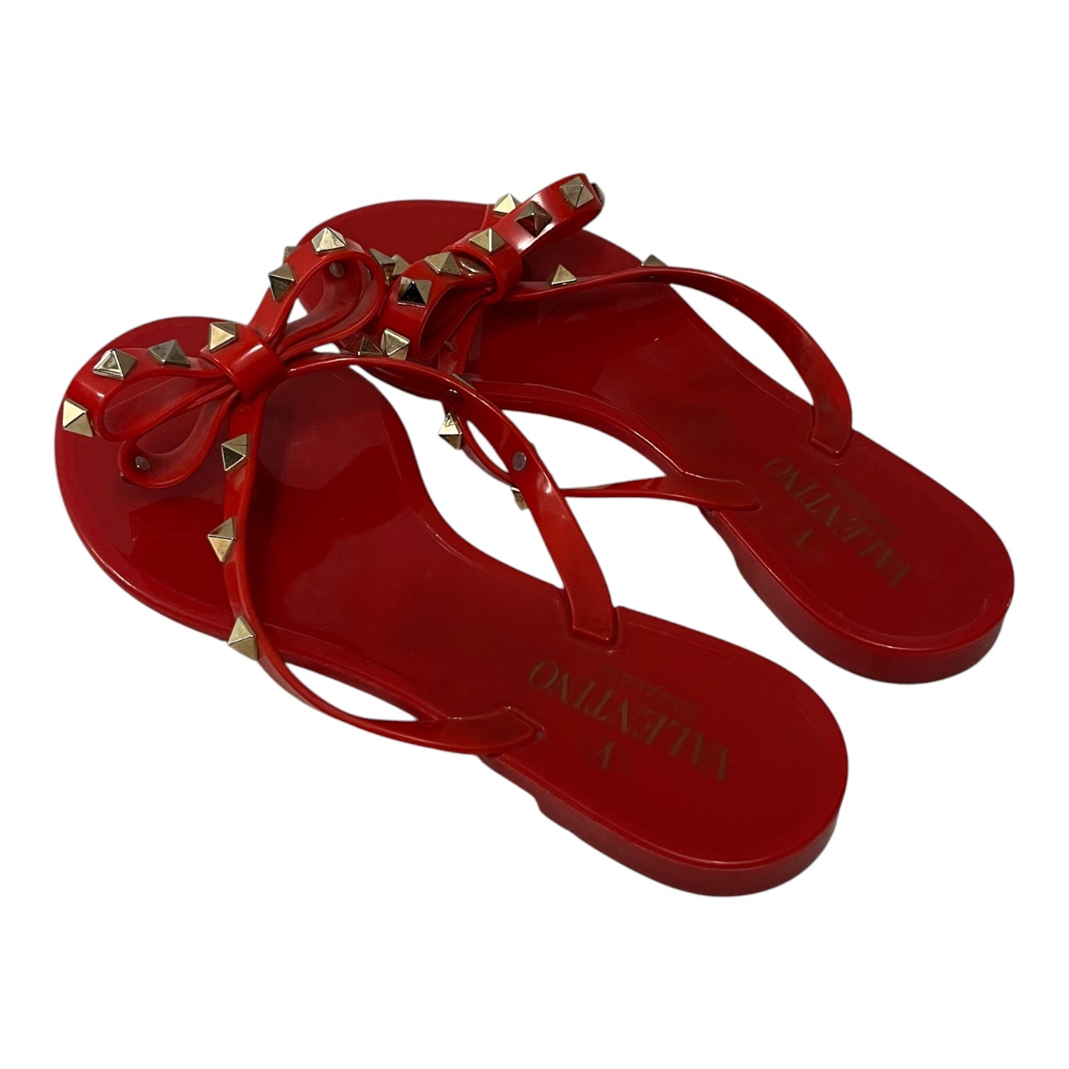 VALENTINO/Sandals/EU 37/RED/STUDDED view 2