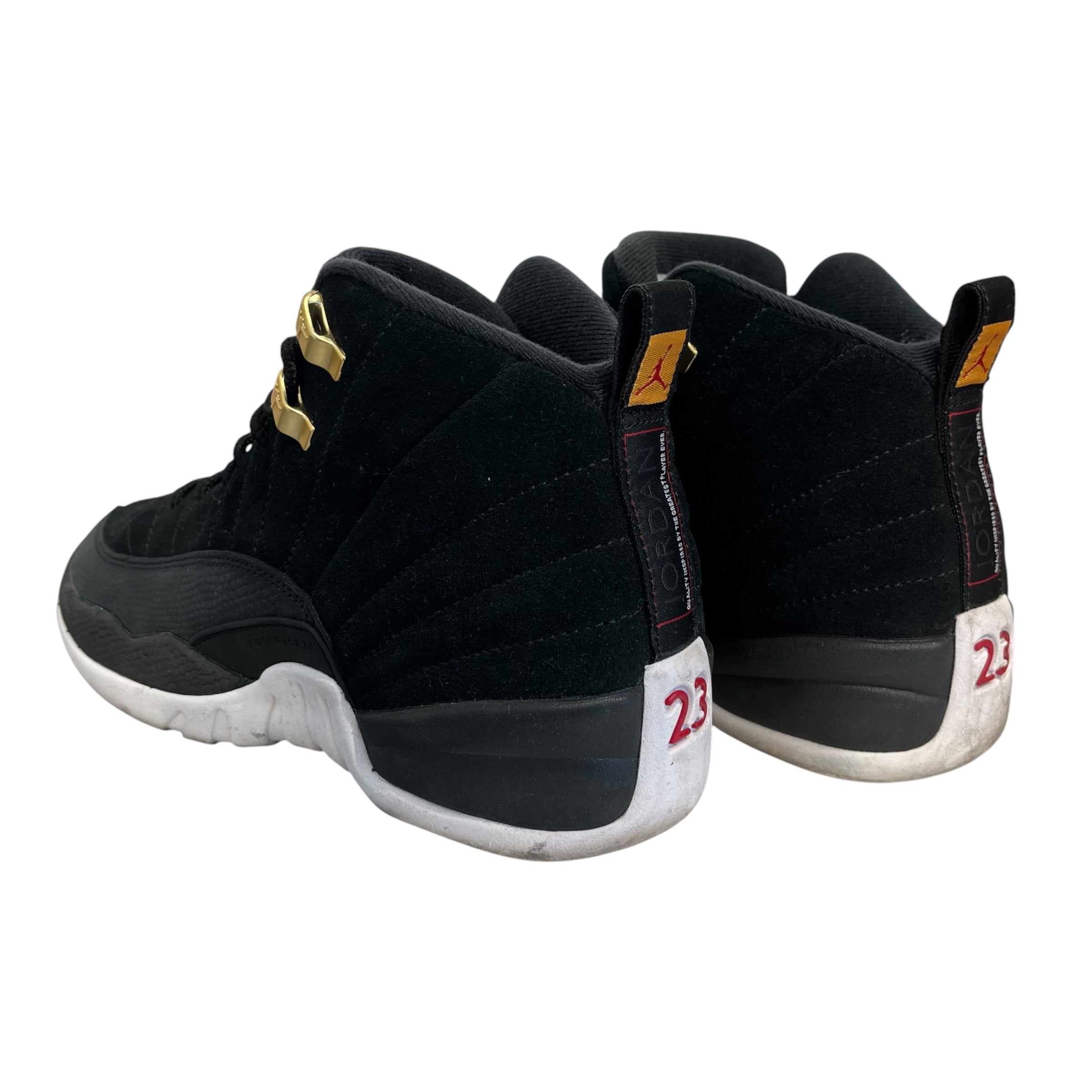 JORDAN BRAND/Hi-Sneakers/US 5.5/Suede/BLK/JORDAN 12 REVERSE TAXI 5.5Y view 2