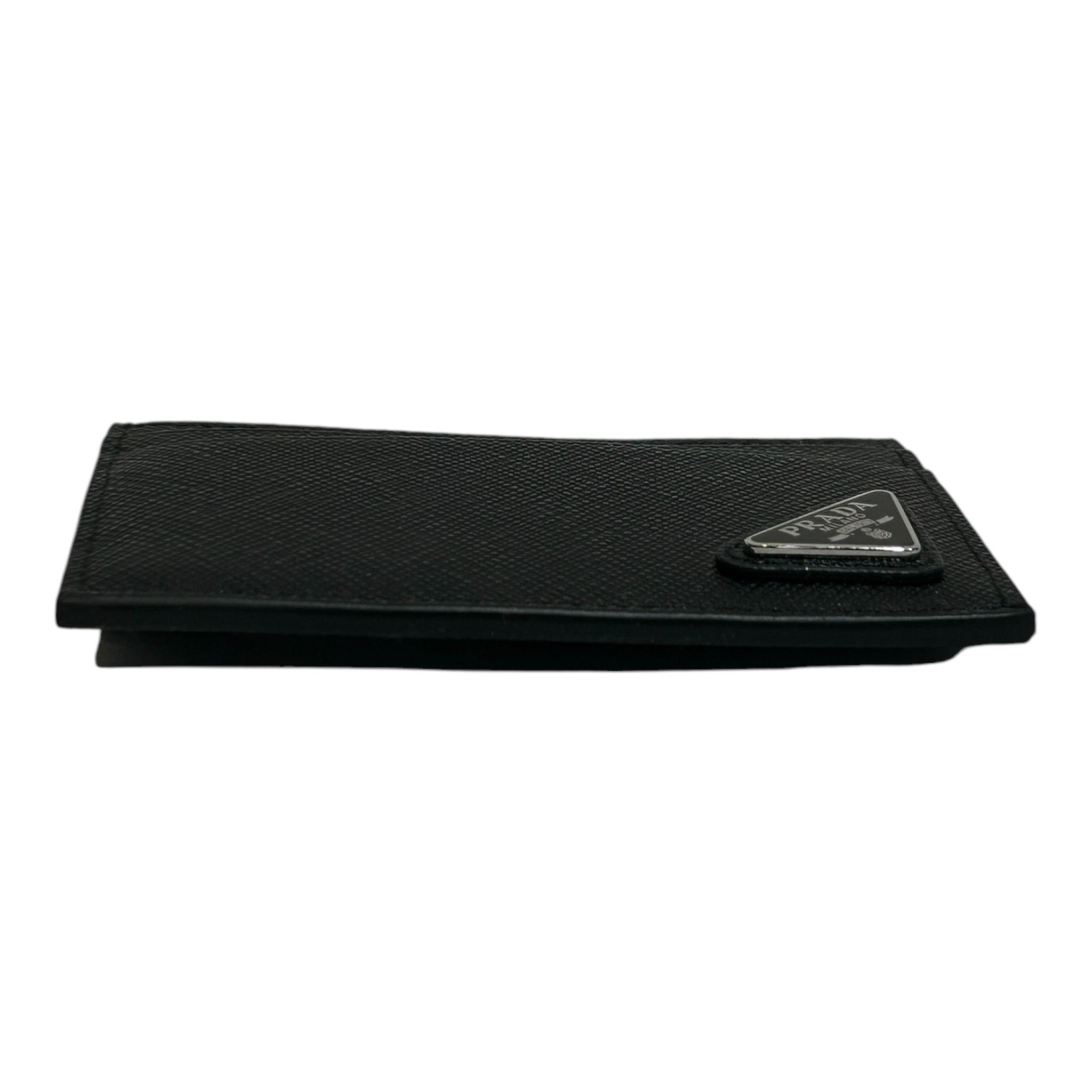 PRADA/Card Case/Leather/BLK/M's/CARD HOLDER / MONEY CLIP view 3