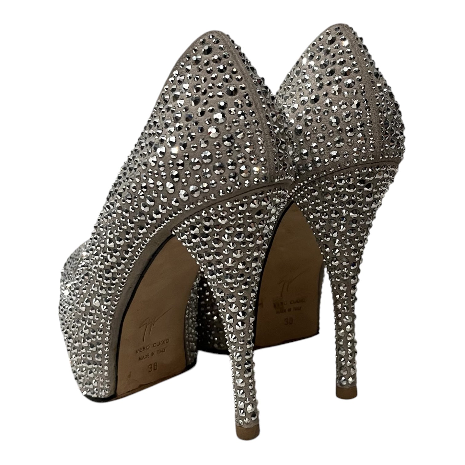 GIUSEPPE ZANOTTI DESIGN/Heels/EU 38/SLV/swarvoski view 2