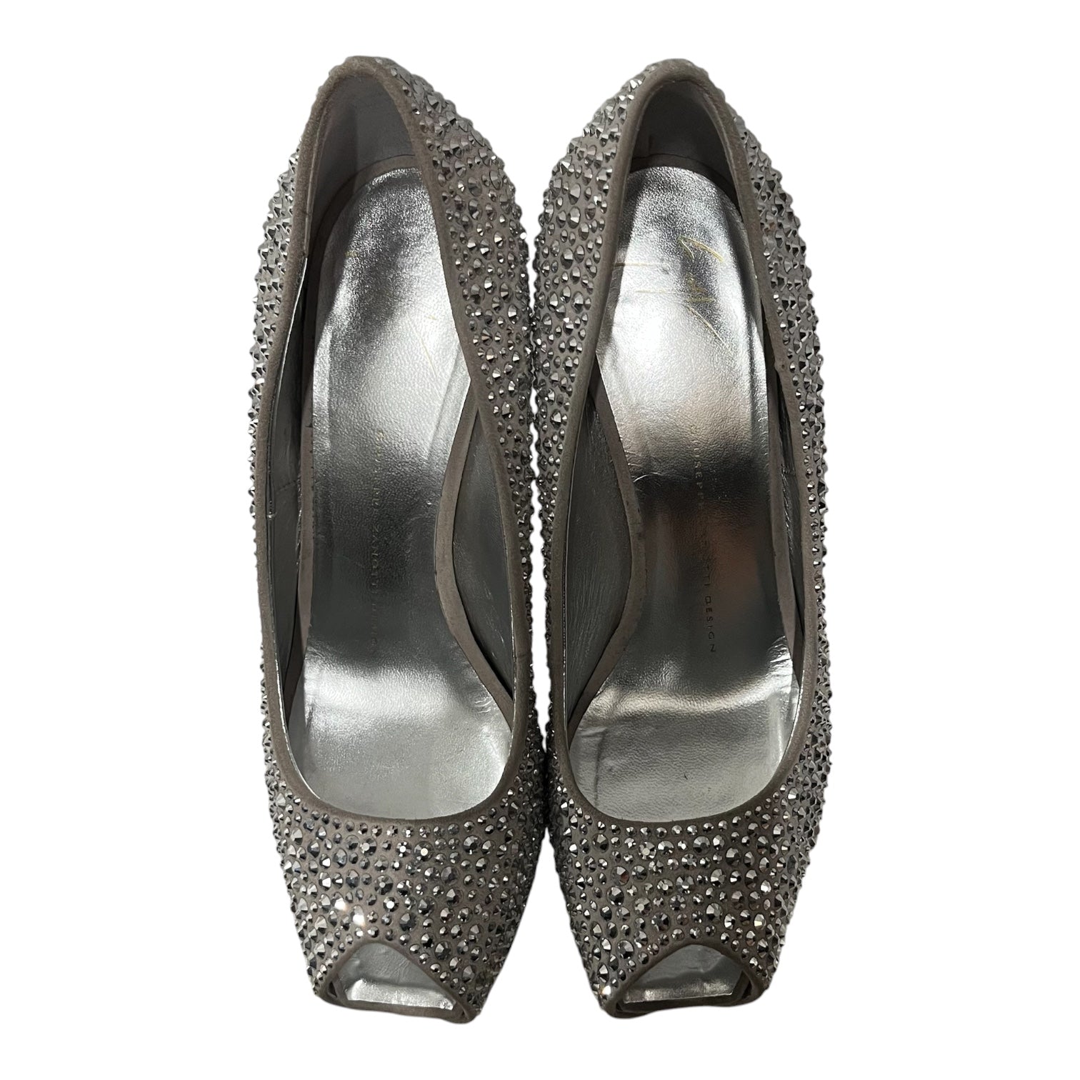 GIUSEPPE ZANOTTI DESIGN/Heels/EU 38/SLV/swarvoski view 3