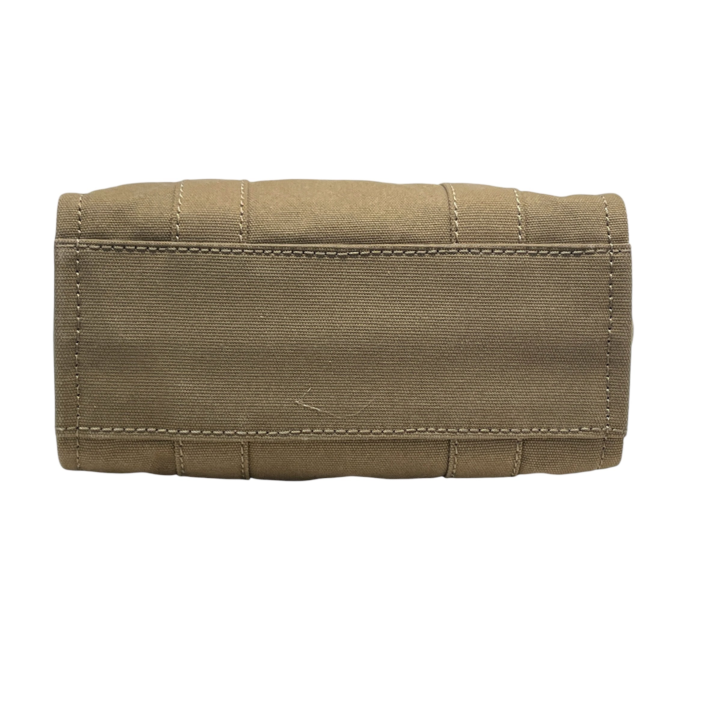 MARC JACOBS/Tote Bag/Cotton/GRN/army green the tote cross body view 4