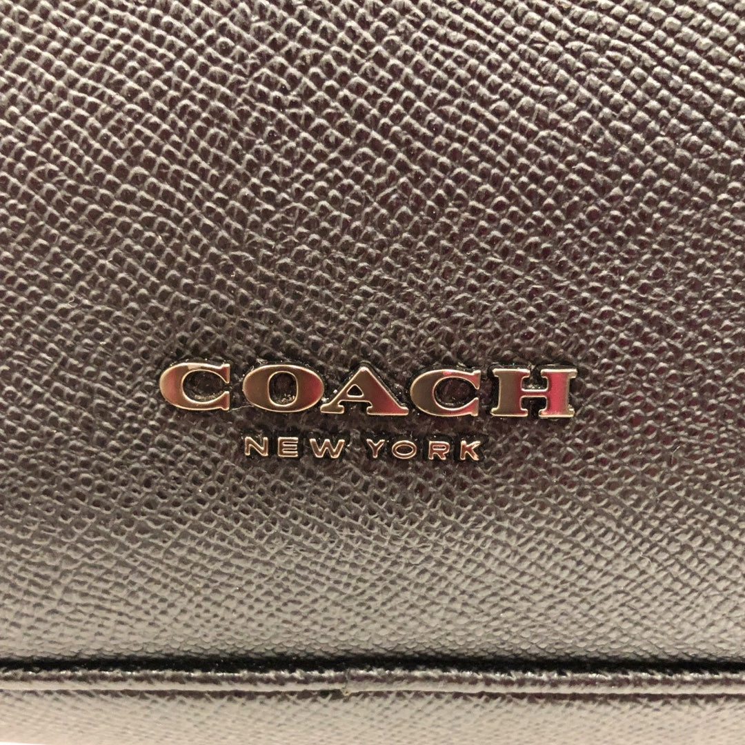 COACH/Cross Body Bag/Leather/BLK/Kennedy Brief view 4