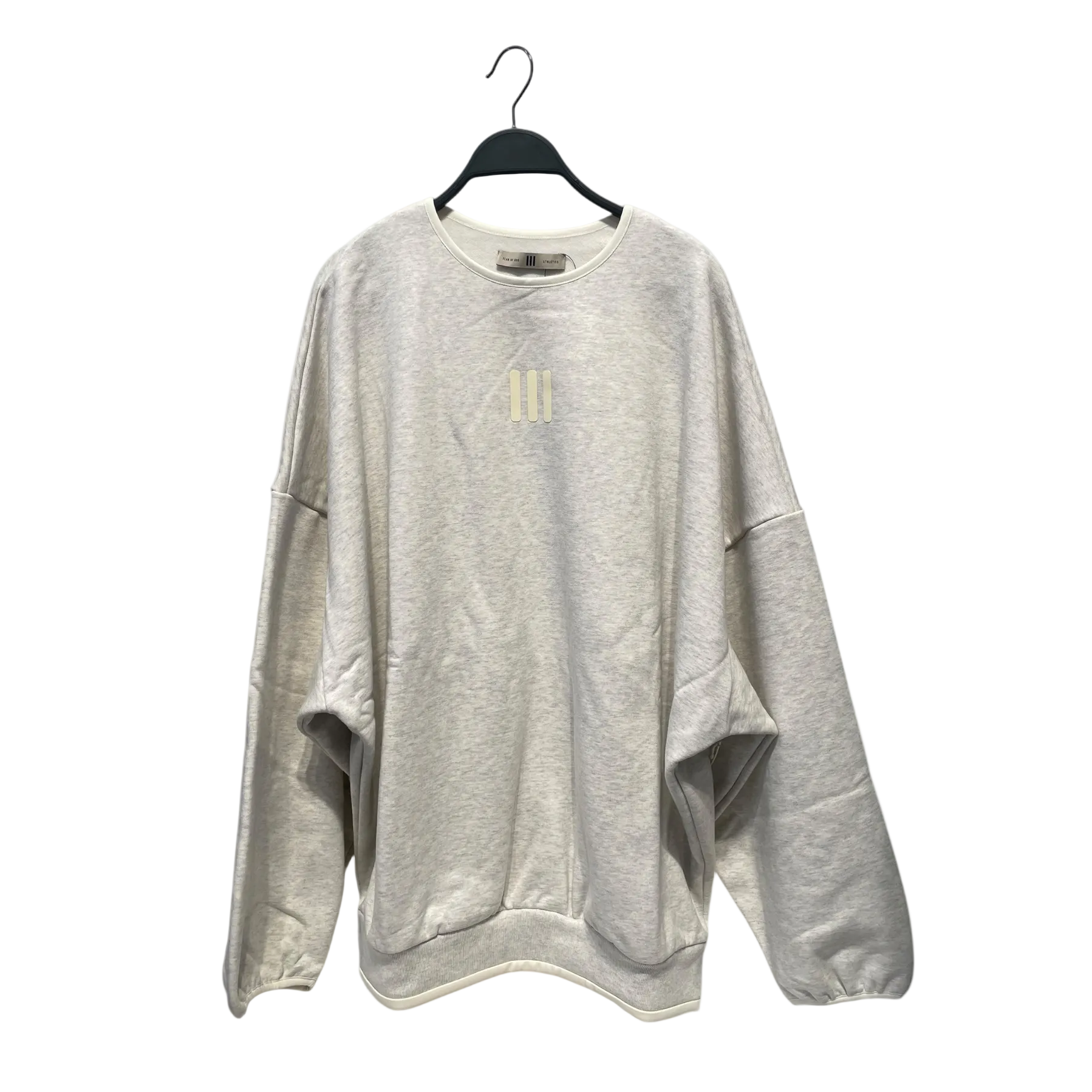 adidas/FEAR OF GOD/Sweatshirt/L/Cotton/SLV/heathered sweatshirt view 1