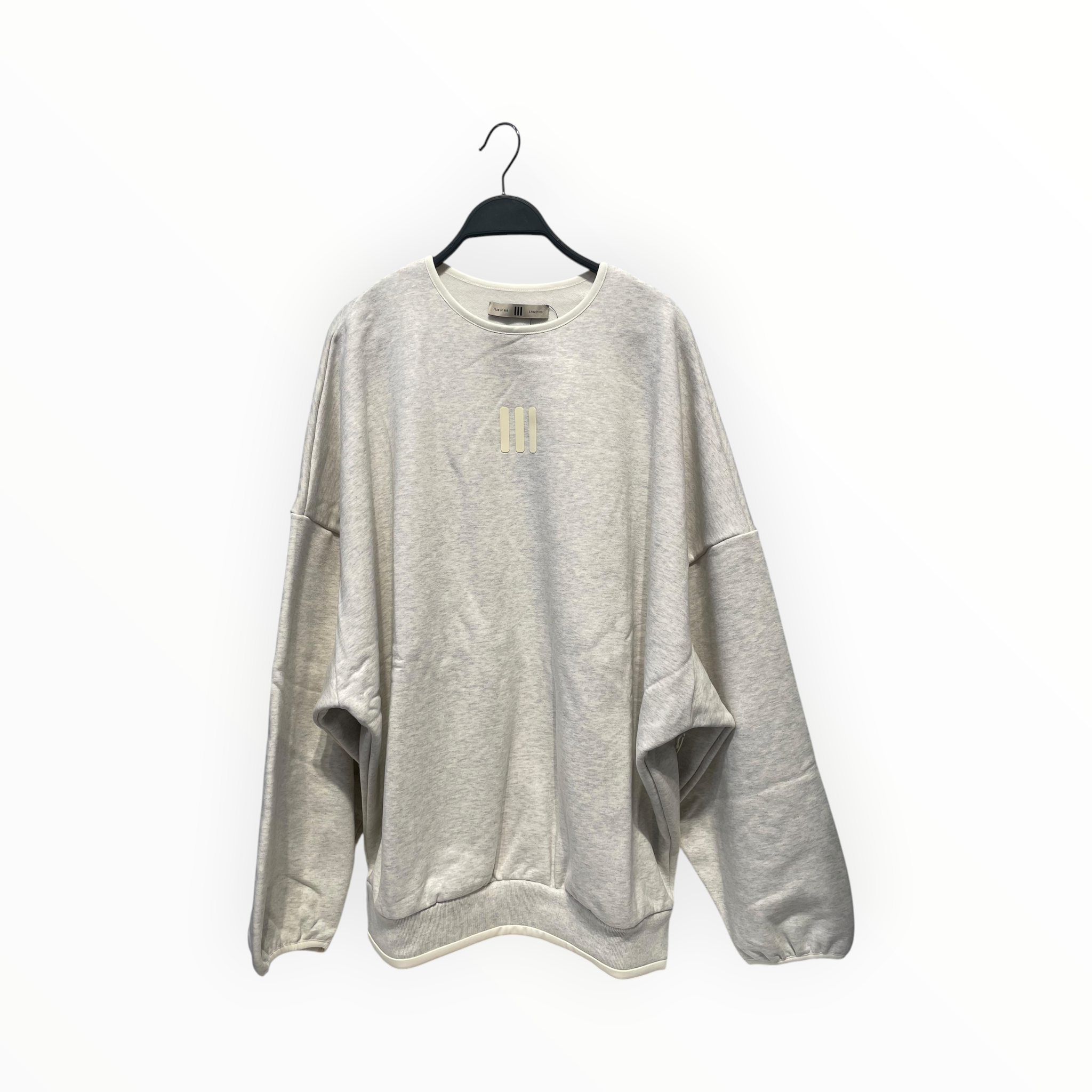adidas/FEAR OF GOD/Sweatshirt/L/Cotton/SLV/heathered sweatshirt view 1