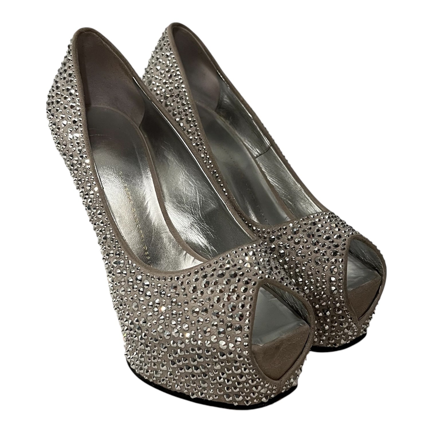 GIUSEPPE ZANOTTI DESIGN/Heels/EU 38/SLV/swarvoski view 1