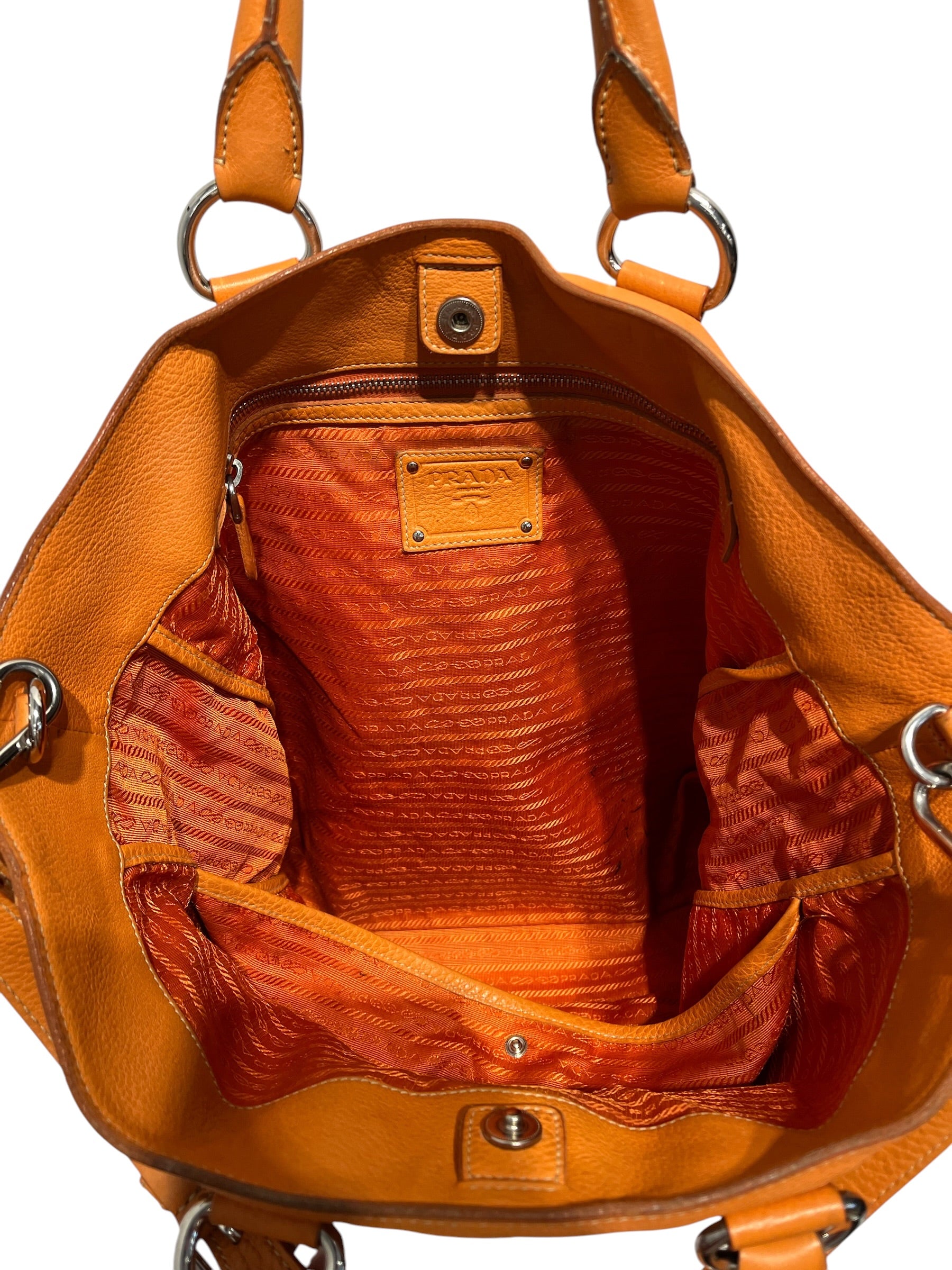 PRADA/Tote Bag/Nylon/ORN/Mlano view 4