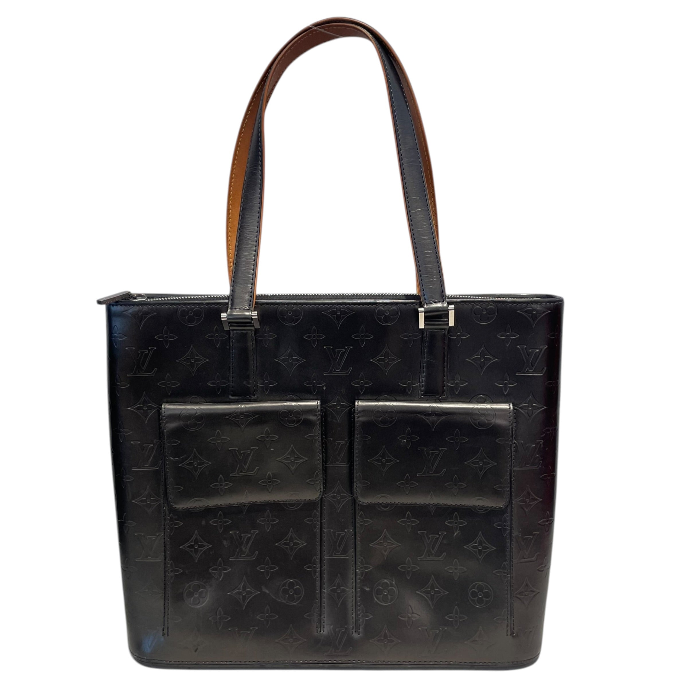 LOUIS VUITTON/Tote Bag/Monogram/Leather/GRY/7XDRQXC view 1