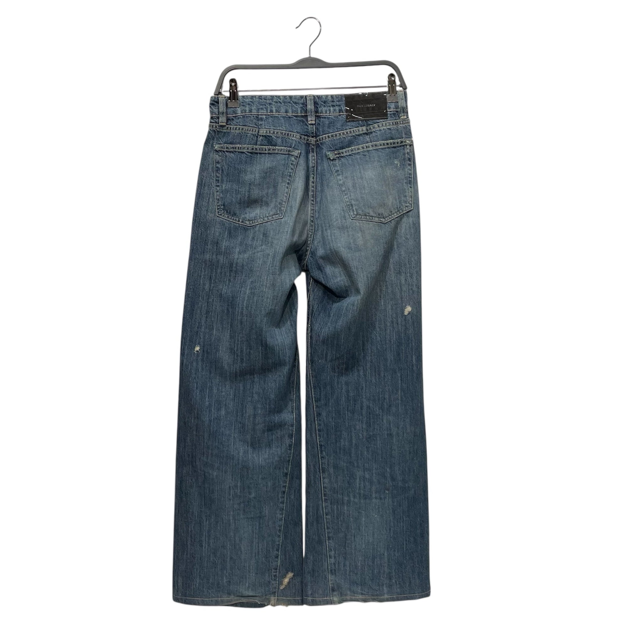 OUR LEGACY/Bottoms/26/Stripe/Denim/BLU/rubber repair view 2