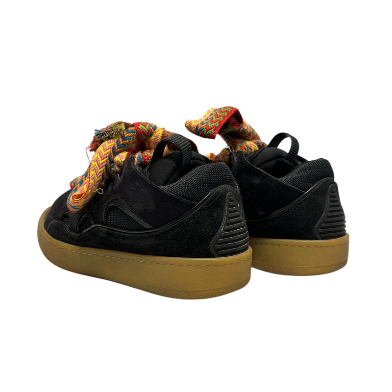 LANVIN/Low-Sneakers/US 6/Leather/BLK/CURB SNEAKER BLACK/GUM SOLE