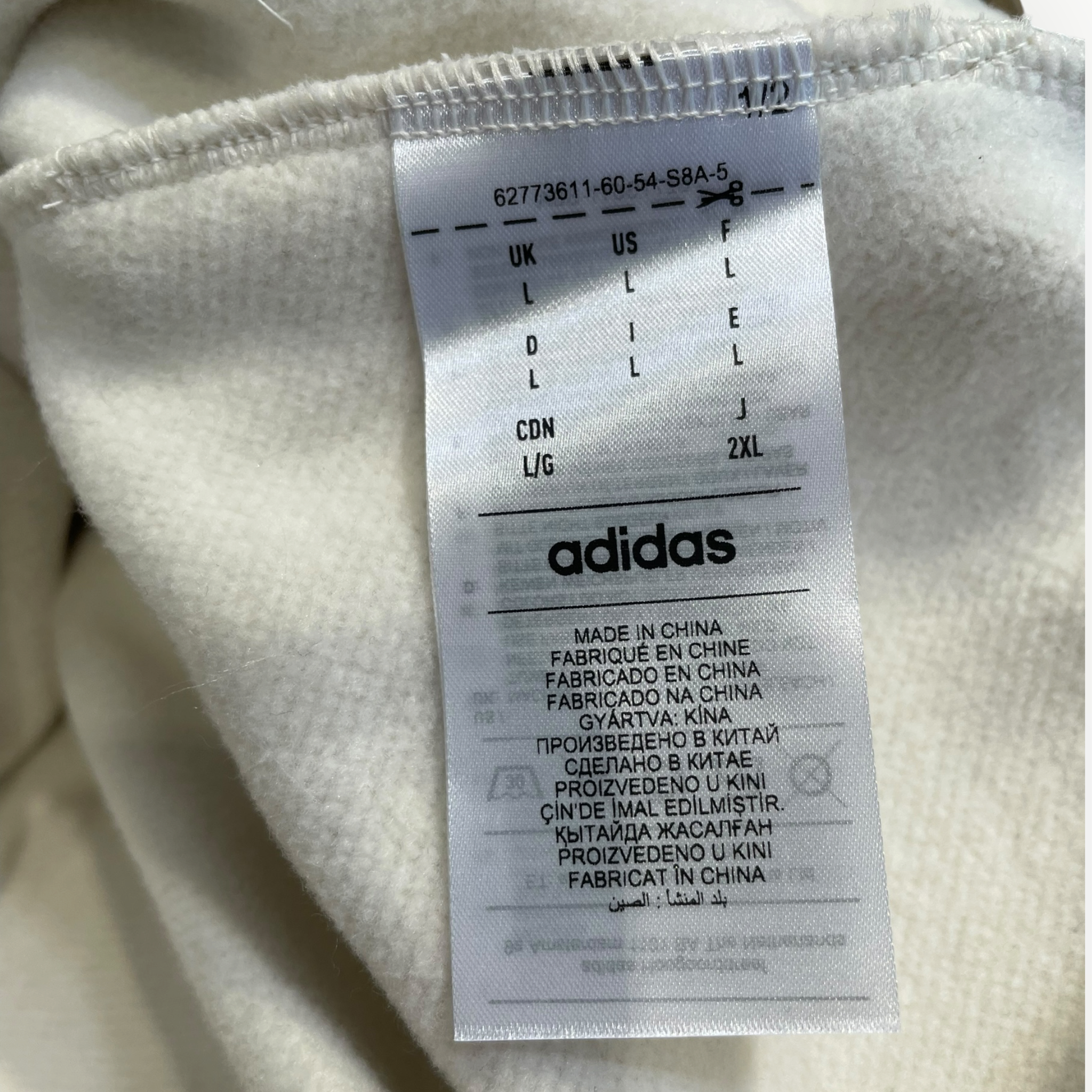 adidas/FEAR OF GOD/Sweatshirt/L/Cotton/SLV/heathered sweatshirt view 4