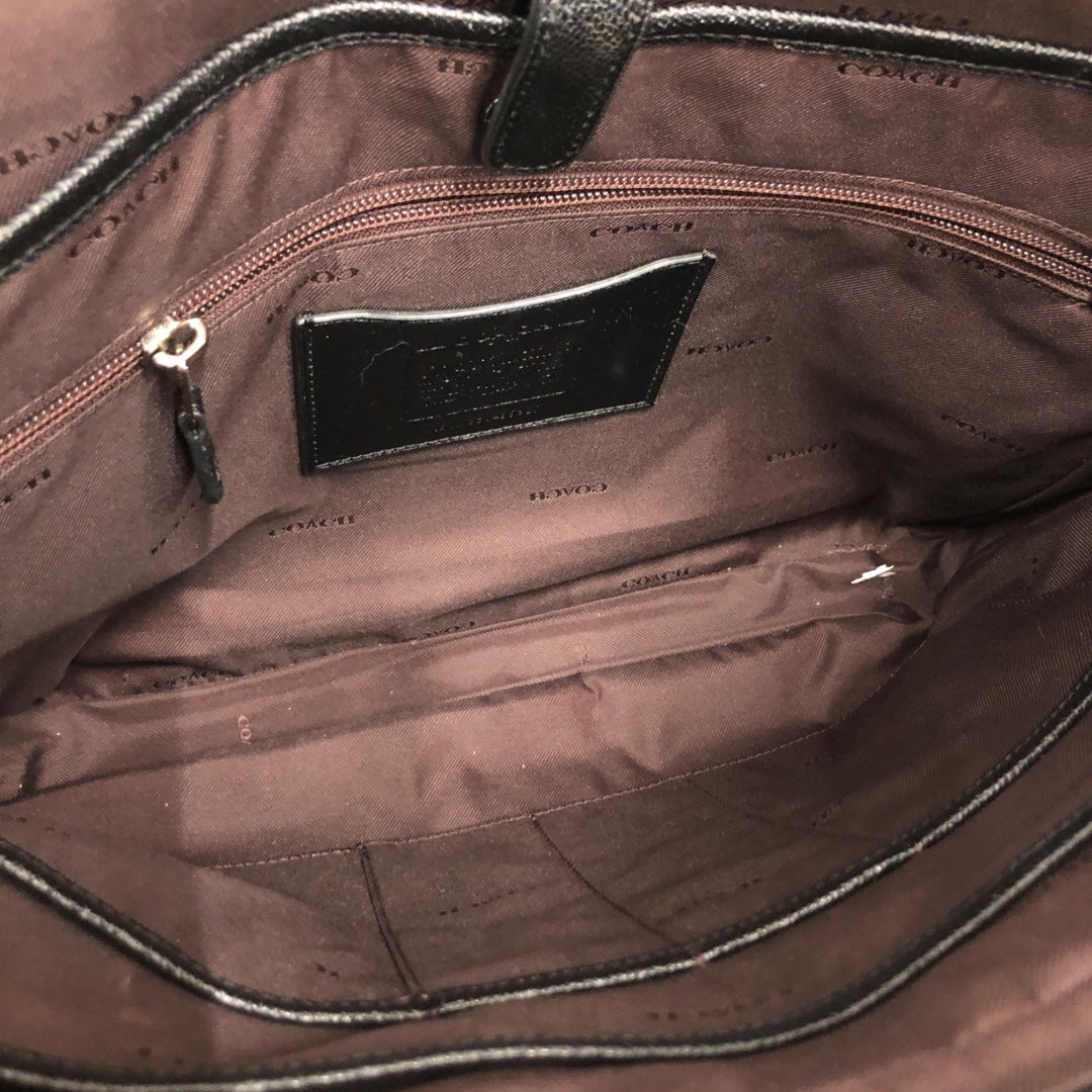 COACH/Cross Body Bag/Leather/BLK/Kennedy Brief view 9