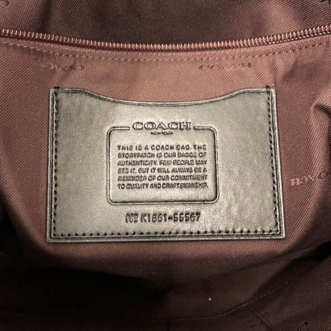 COACH/Cross Body Bag/Leather/BLK/Kennedy Brief view 10
