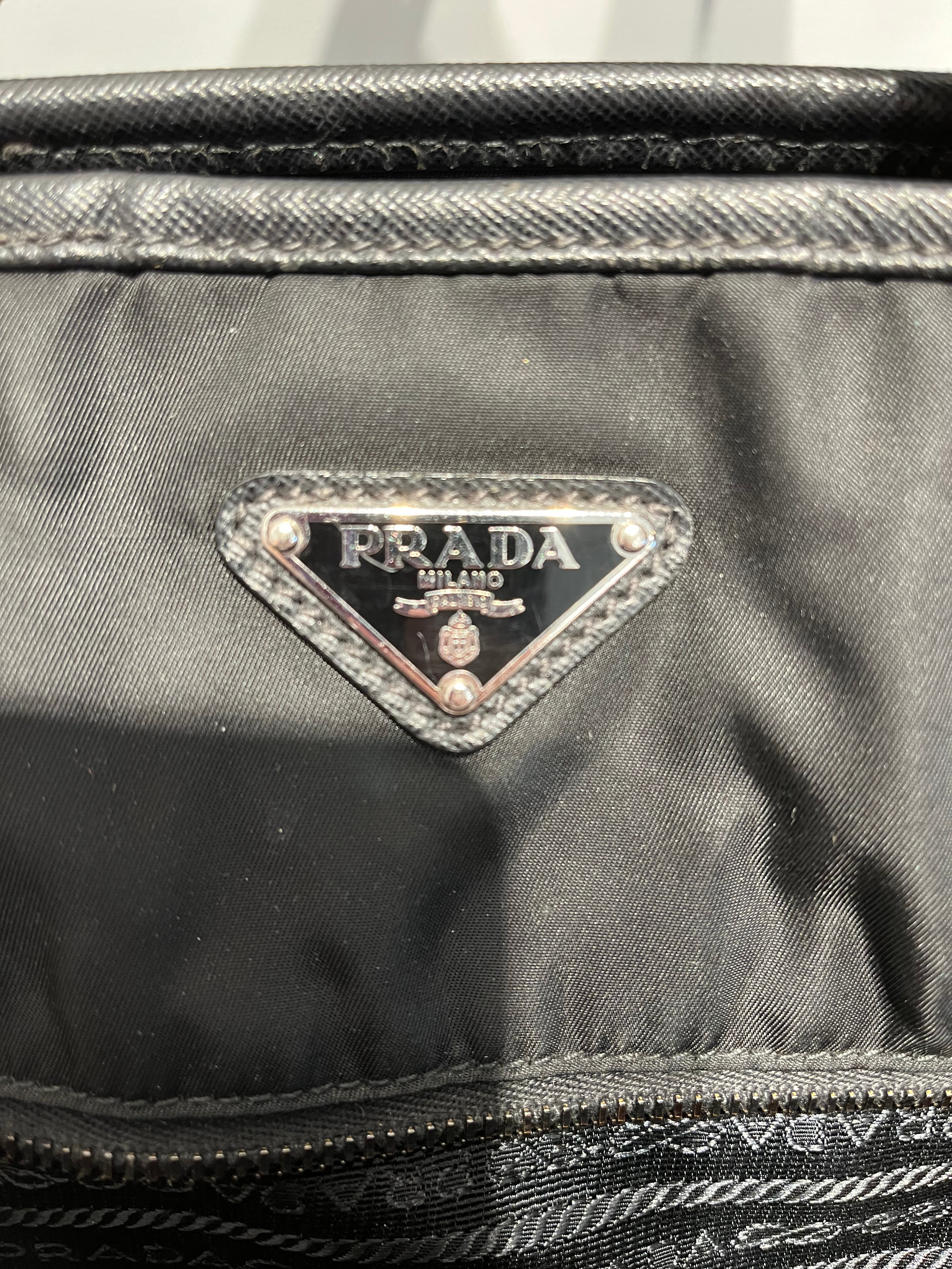 PRADA/Tote Bag/Nylon/BLK/Prada Siffiano Tote view 8