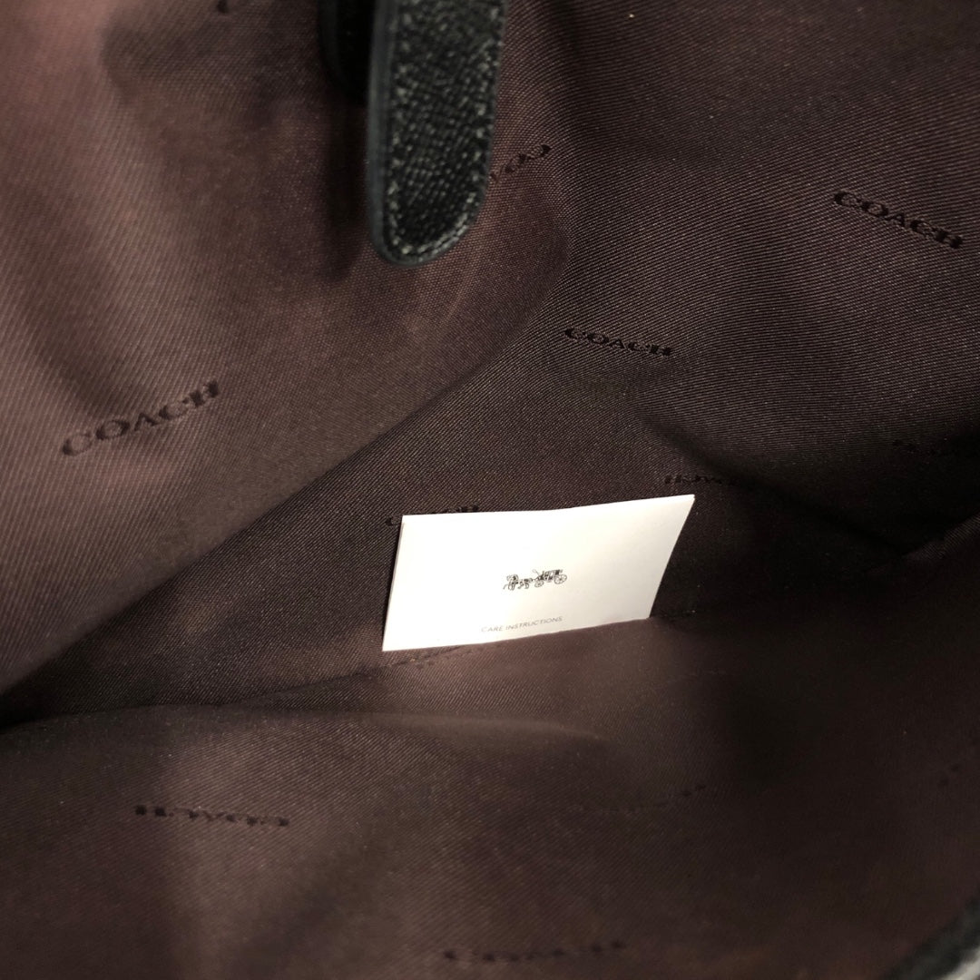 COACH/Cross Body Bag/Leather/BLK/Kennedy Brief view 11