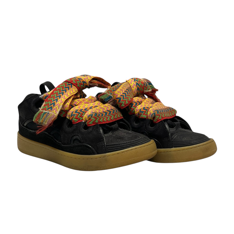 LANVIN/Low-Sneakers/US 6/Leather/BLK/CURB SNEAKER BLACK/GUM SOLE