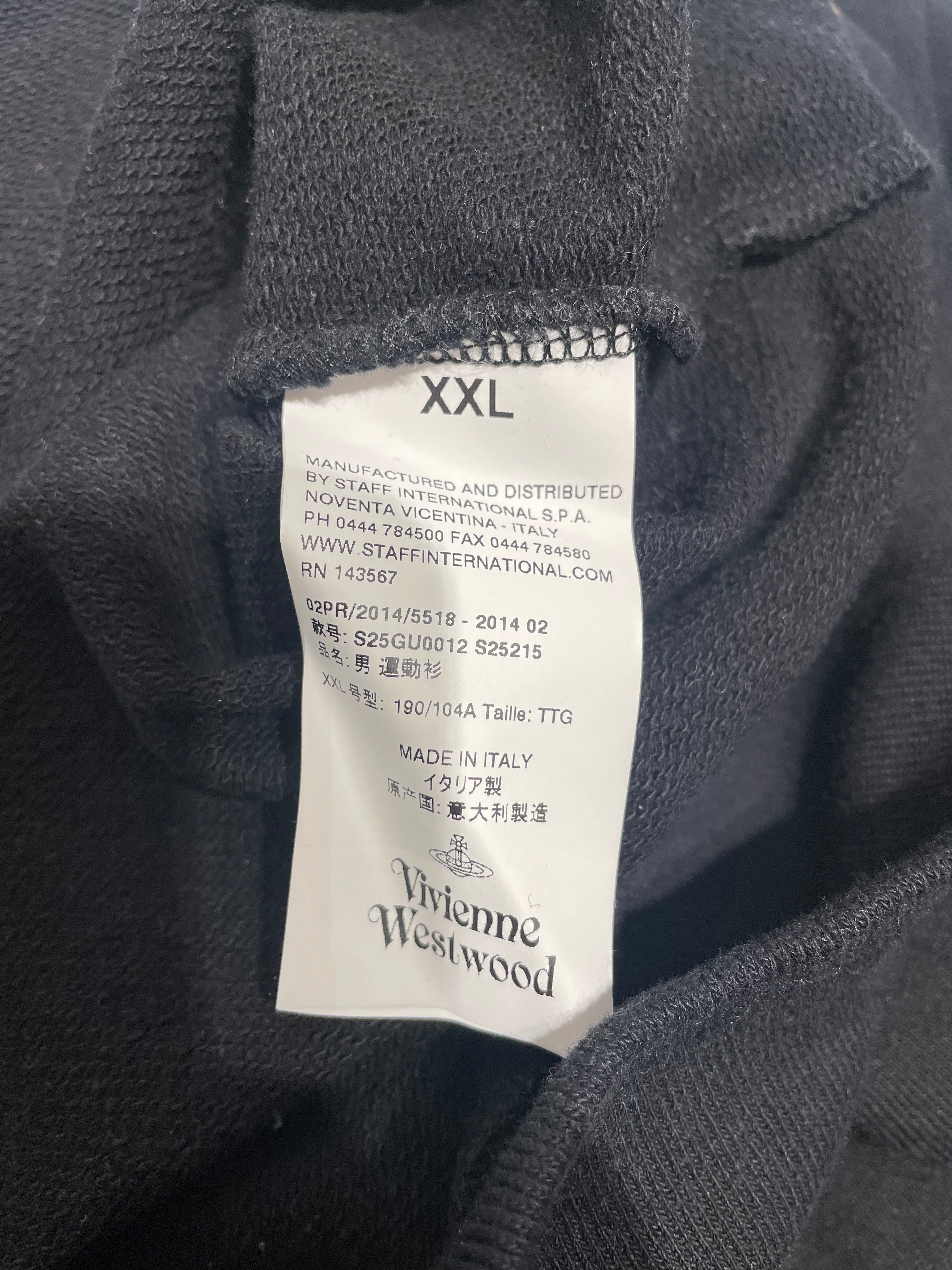 Vivienne Westwood MAN/Sweatshirt/XXL/Graphic/Cotton/BLK/Queen Eliabeth Crewneck view 4