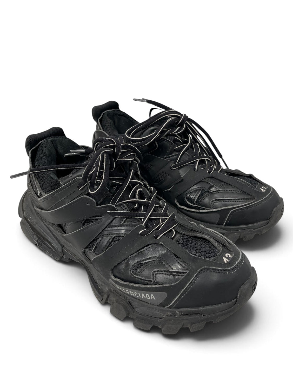BALENCIAGA/Low-Sneakers/EU 43/Polyester/BLK/runners view 1