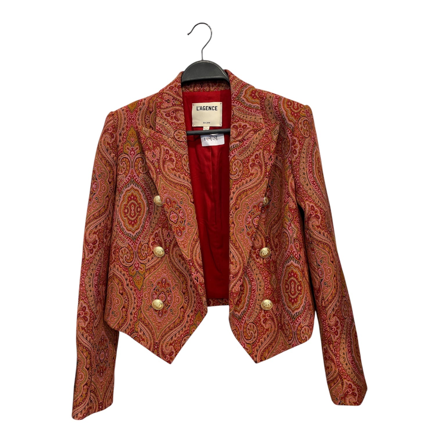 L'AGENCE/Tailored Jkt/6/All Over Print/Polyester/BRD/ view 1