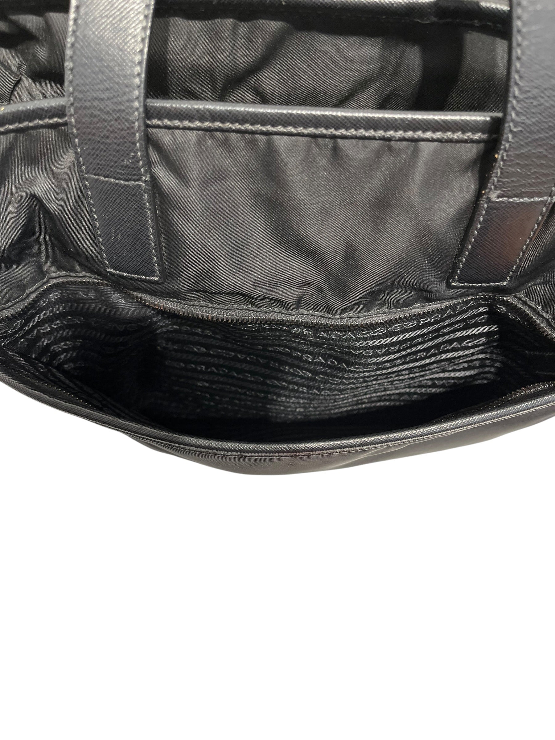 PRADA/Tote Bag/Nylon/BLK/Prada Siffiano Tote view 6