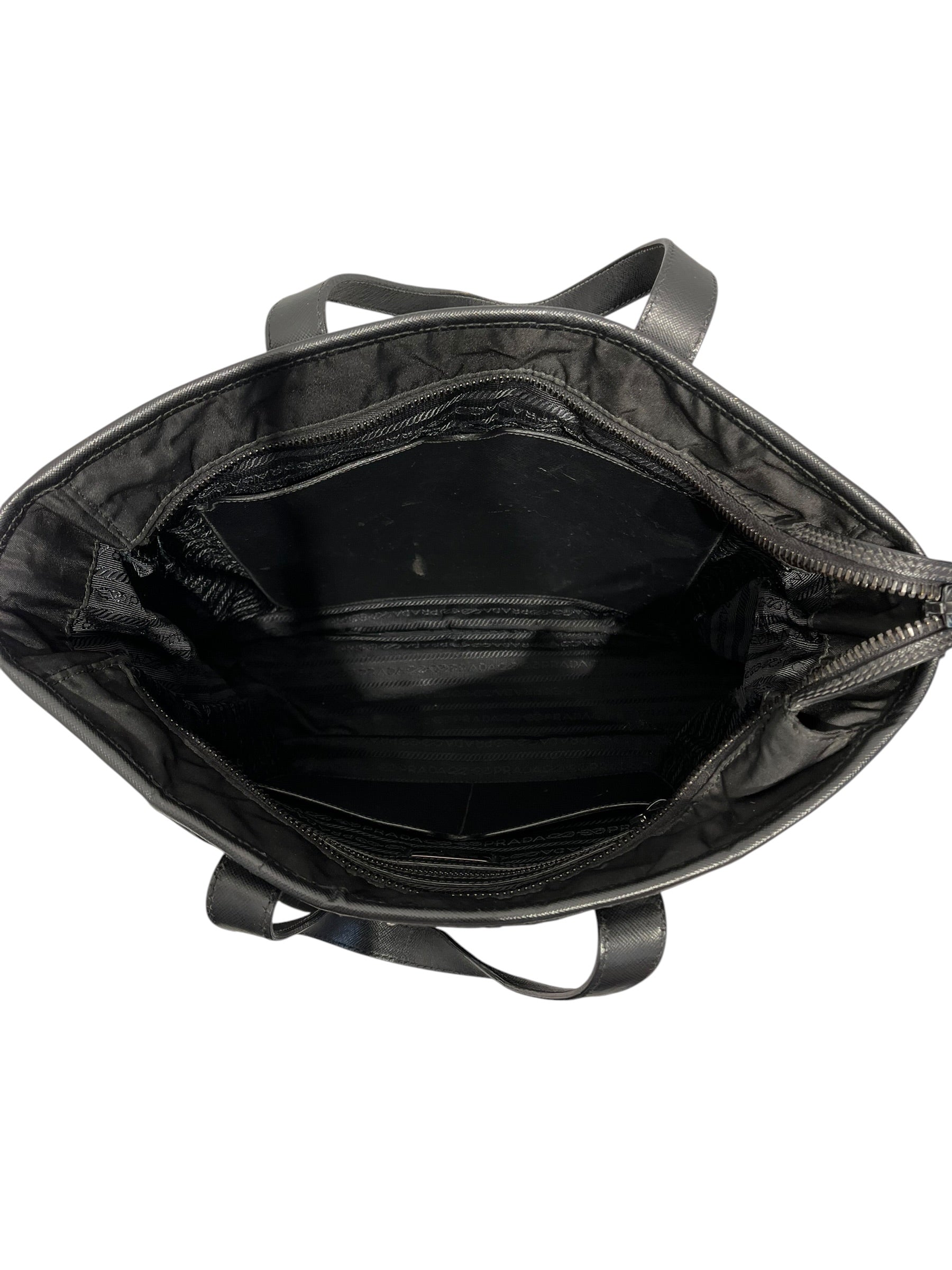 PRADA/Tote Bag/Nylon/BLK/Prada Siffiano Tote view 7