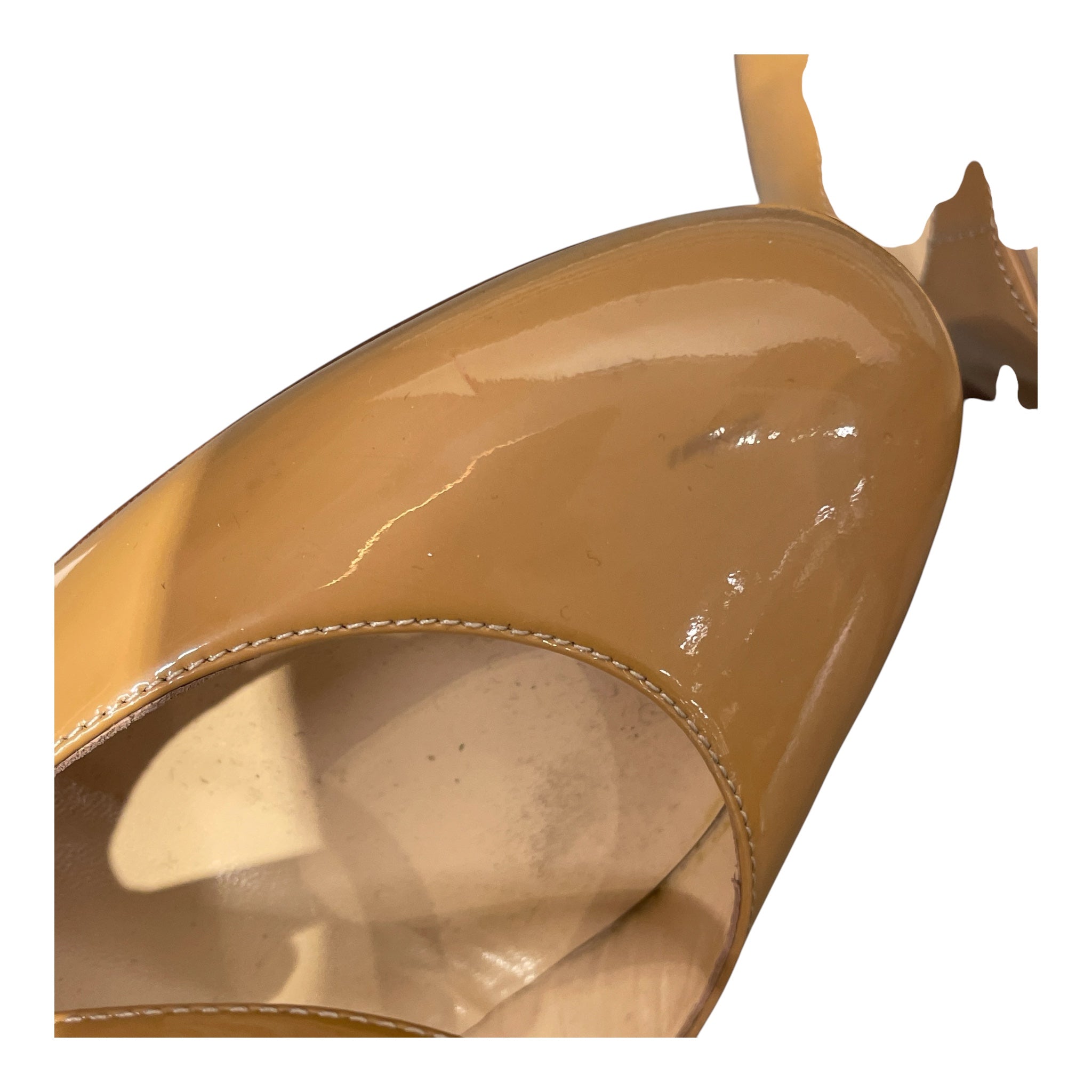 Christian Louboutin/Heels/EU 37.5/Leather/CRM/CHARLEEN 1000 PUMPS view 5