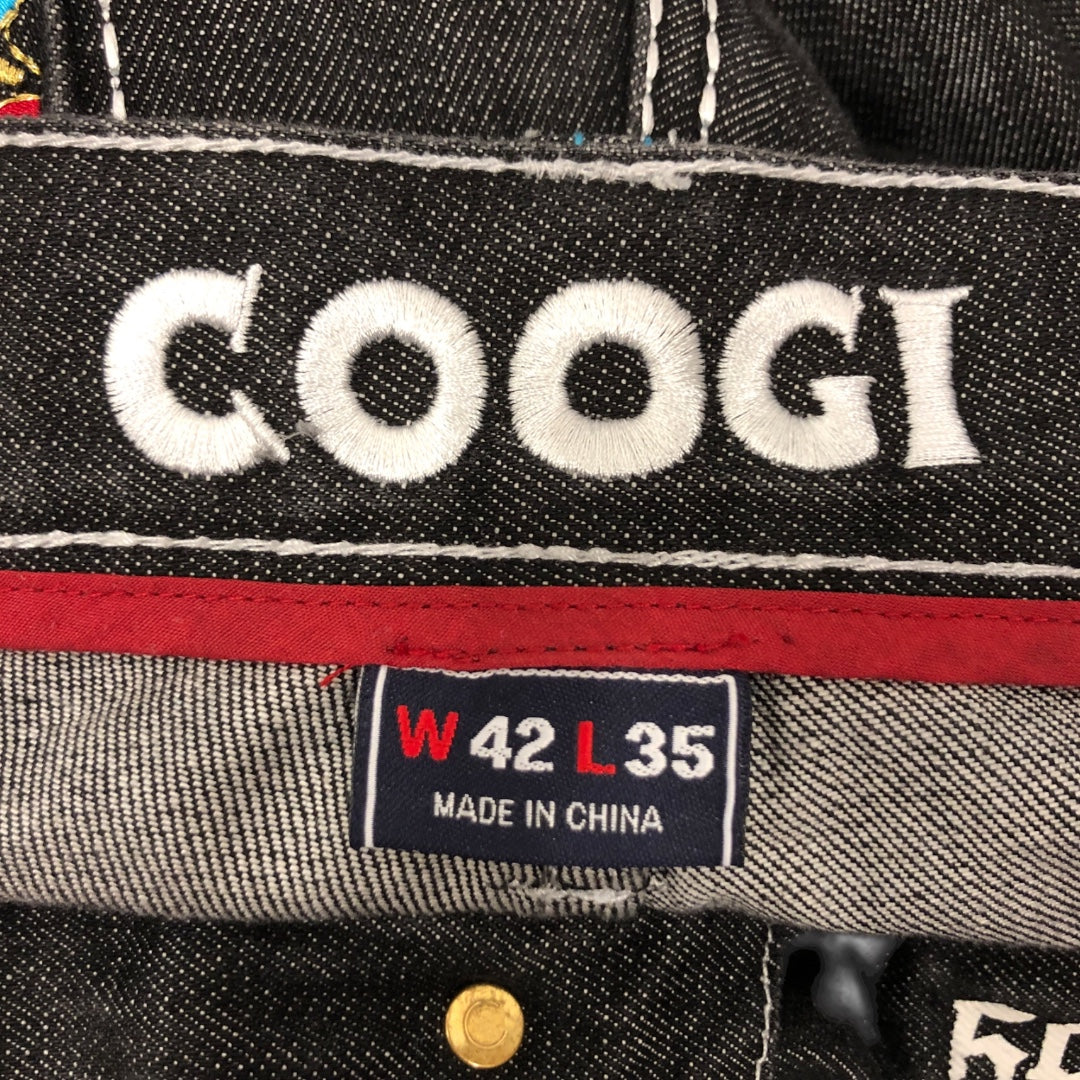COOGI/Straight Pants/42/Cotton/BLK/Egyptian Jeans view 3