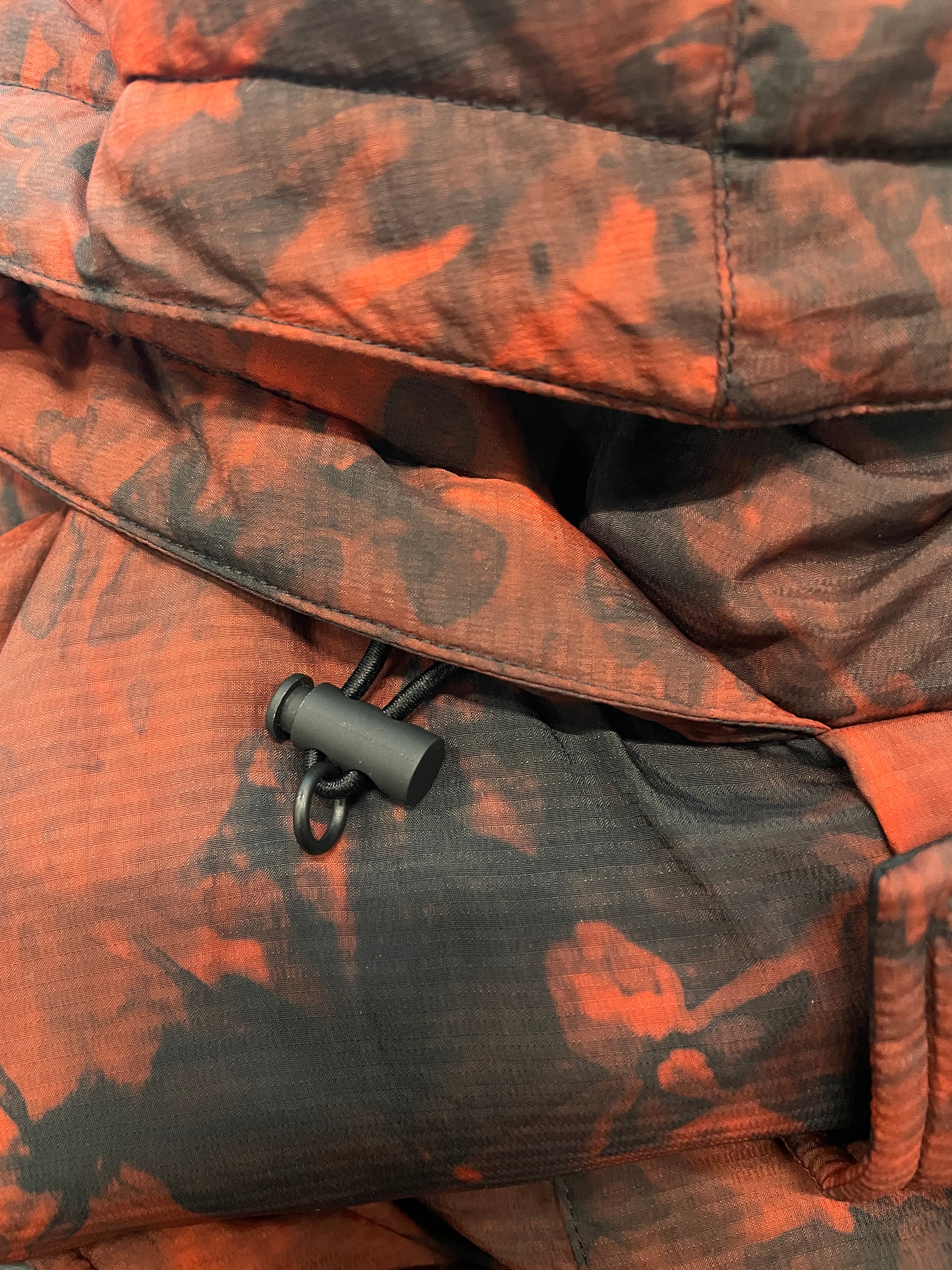 Y-3/Puffer Coat/M/All Over Print/Nylon/BRD/LEG LEGNTH/RED BLACK TIE DYE view 5