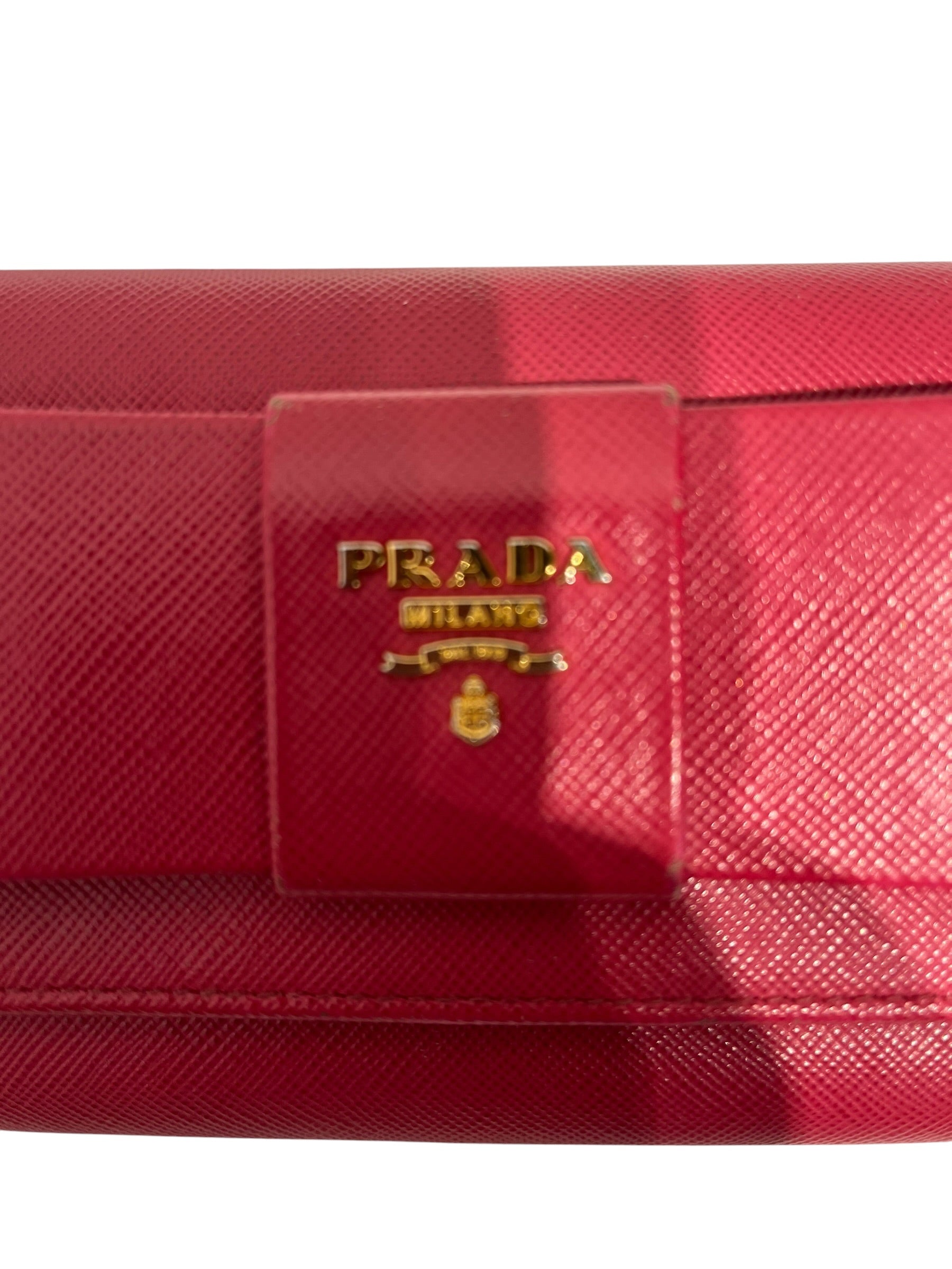 PRADA/Long Wallet/Leather/PNK/SAFFIANO BOW - X2829RB view 4