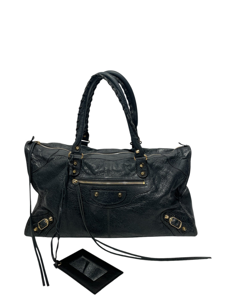 BALENCIAGA/Hand Bag/M/Lambskin/GRN/Le City Bag 1321101000A002123