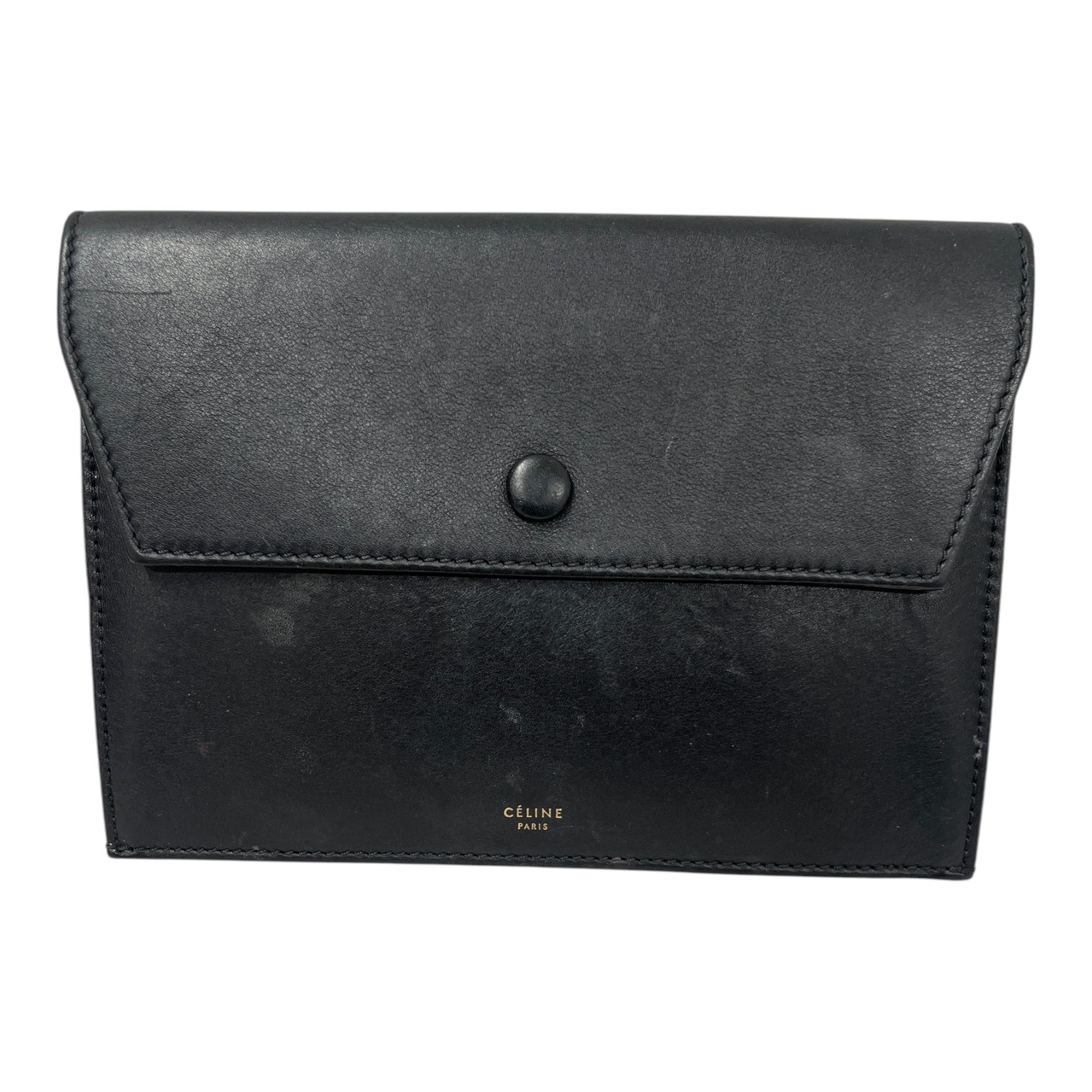 CELINE/Wallet/Leather/BLK/ view 3