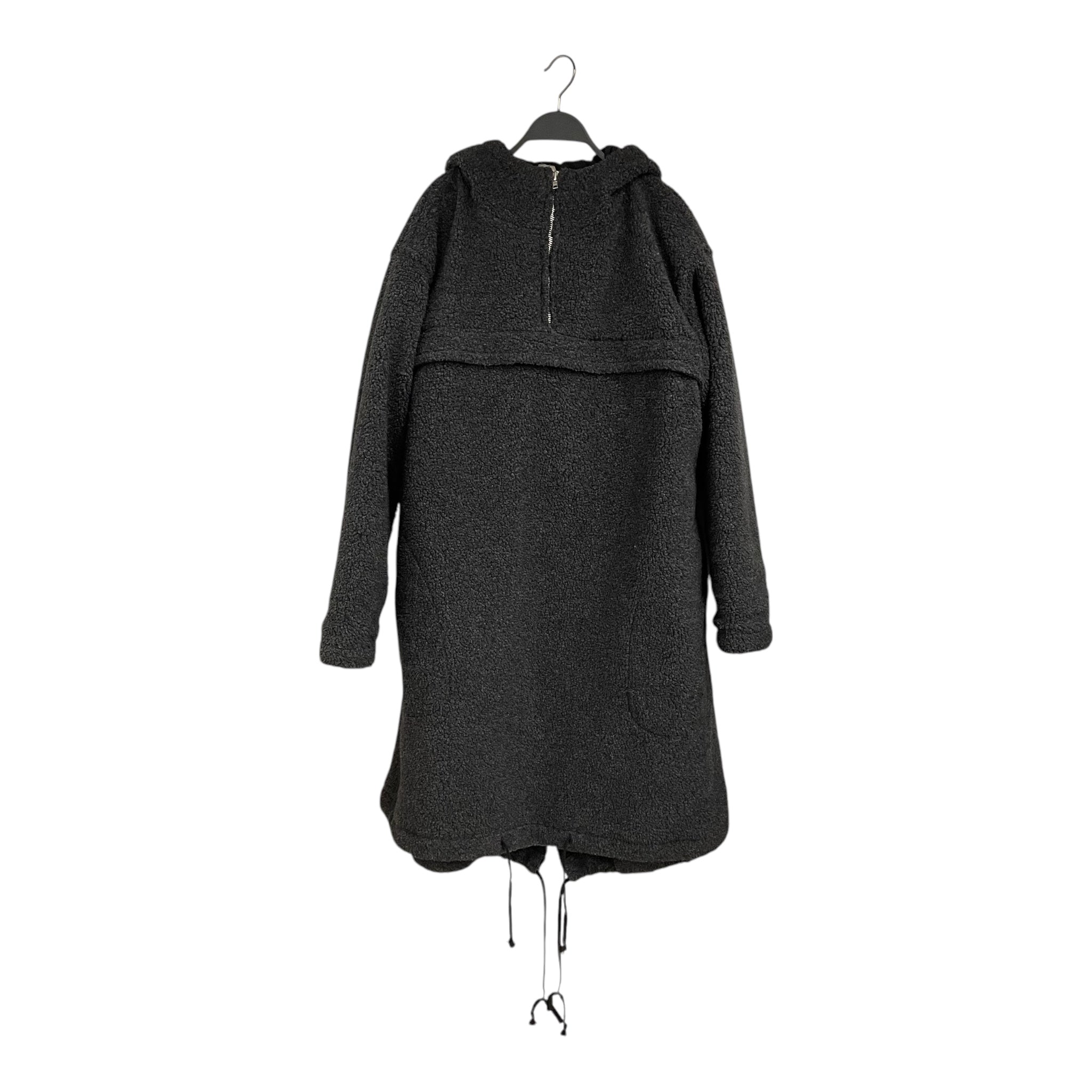 COMME des GARCONS SHIRT BOYS/Coat/S/Polyester/GRY/BUNNY EAR LONG ANORAK view 1