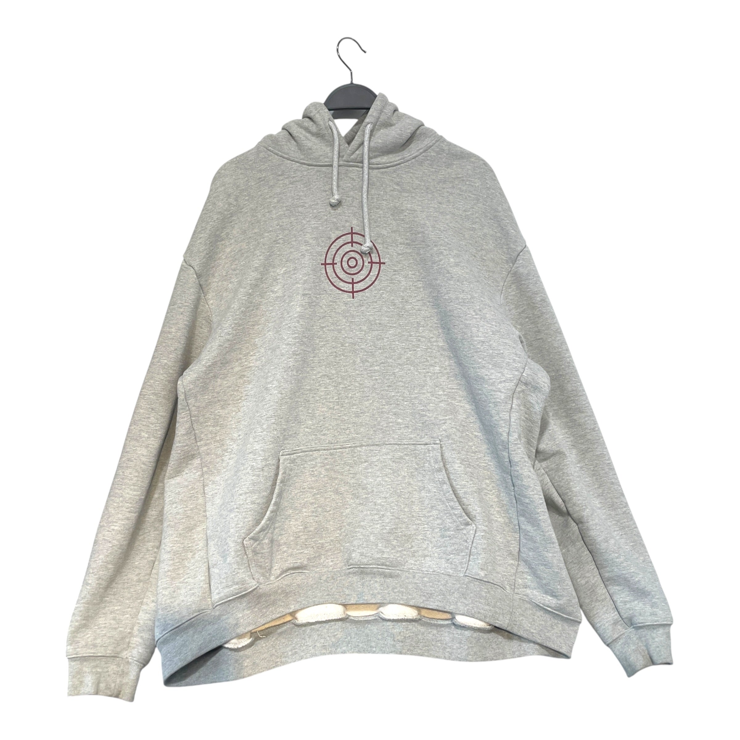 VETEMENTS/Hoodie/M/Graphic/Cotton/GRY/Oversize/AW17 "Eleven Inch Gun Club" view 1