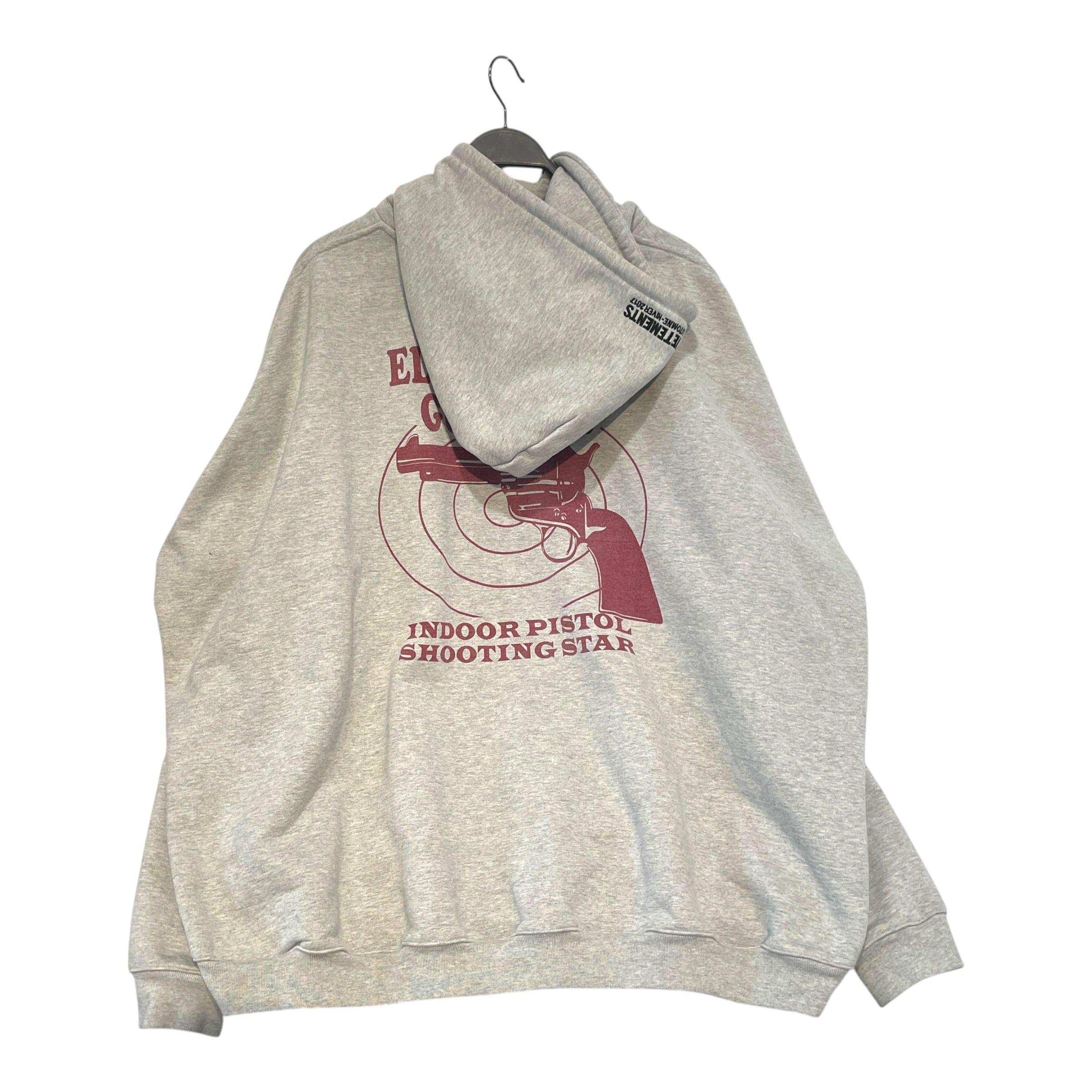 VETEMENTS/Hoodie/M/Graphic/Cotton/GRY/Oversize/AW17 "Eleven Inch Gun Club" view 2