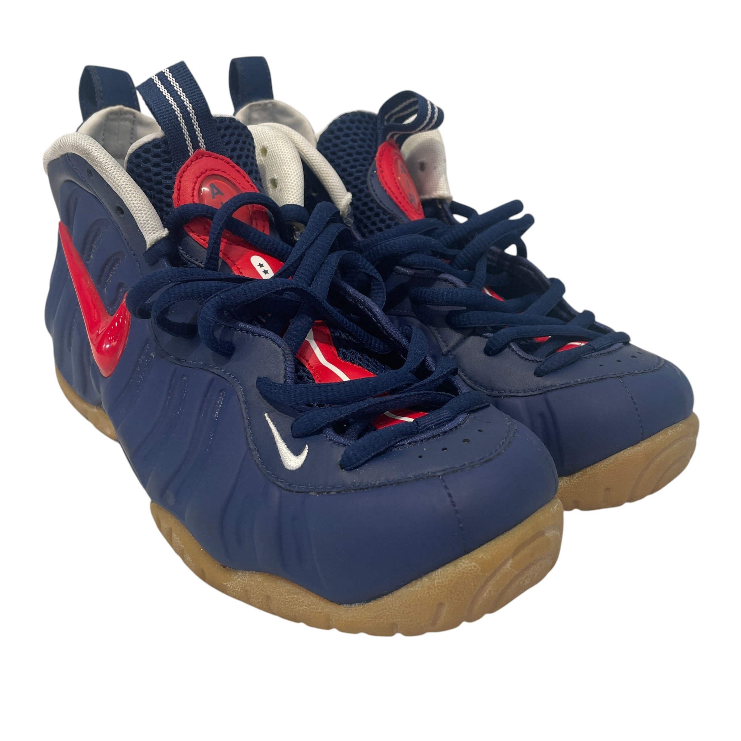 NIKE/Hi-Sneakers/US 8.5/NVY/AIR FOAMPOSITE PRO view 1