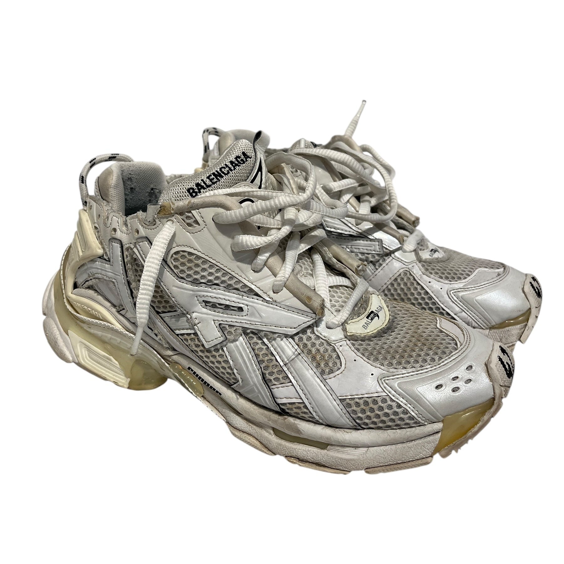 BALENCIAGA/Low-Sneakers/US 9/Cotton/WHT/ view 1