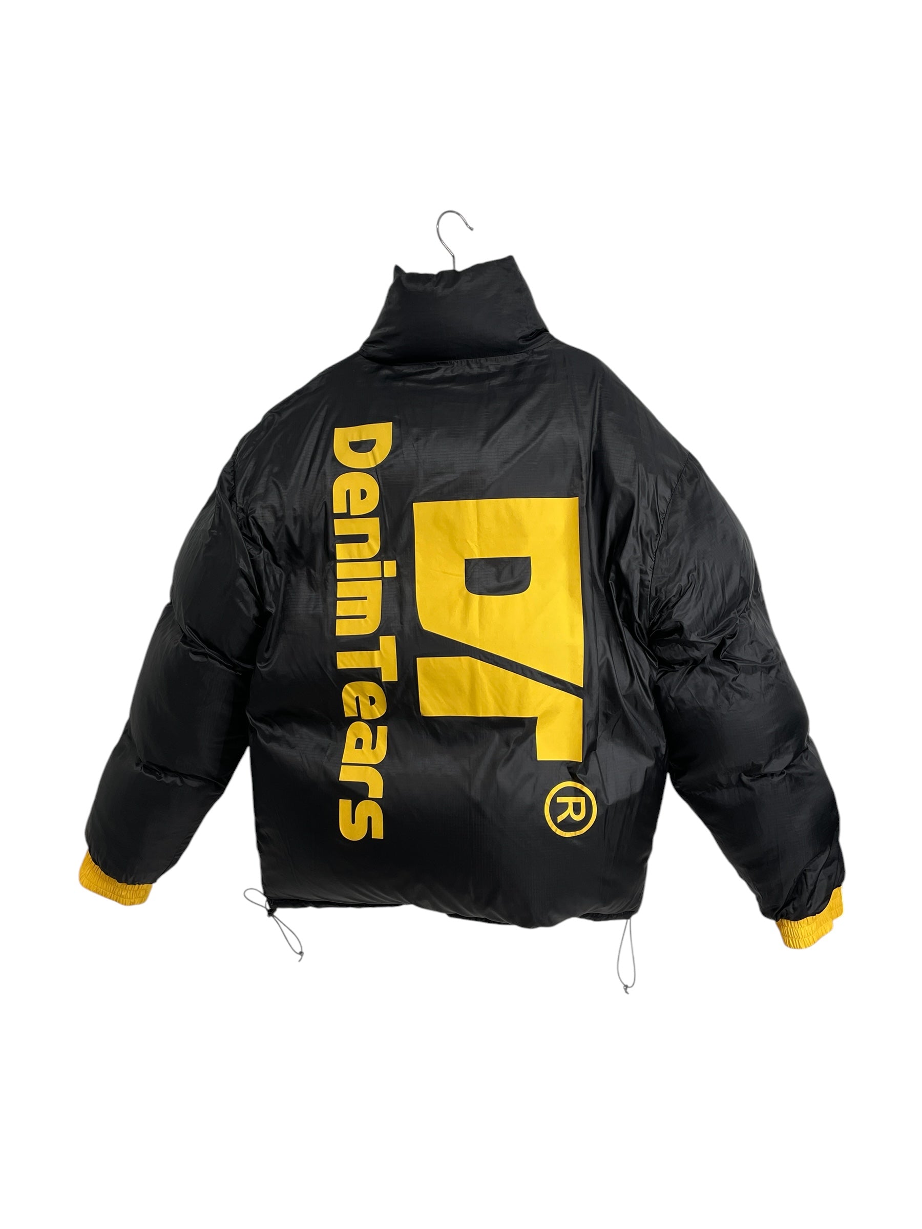 DENIM TEARS/Puffer Jkt/XL/Nylon/YEL/REVERSIBLE COLOR BLOCK view 6