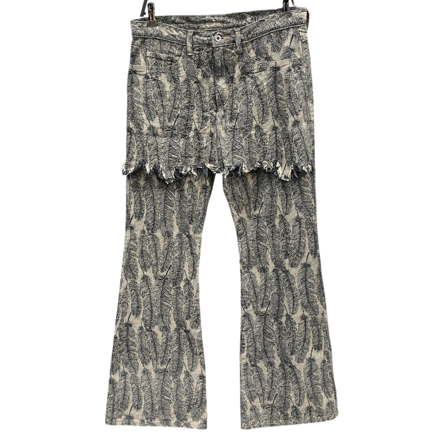 KAPITAL/Straight Pants/34/Cotton/CML/Animal Pattern/5oz Feathered Pants view 1