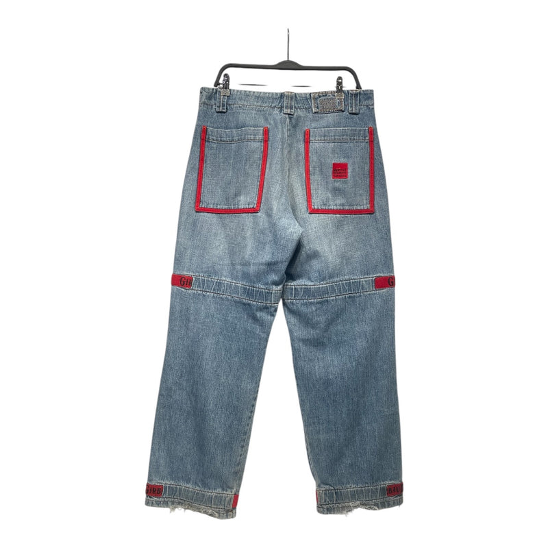 Girbaud/Straight Pants/34/Cotton/IDG/Red velcro