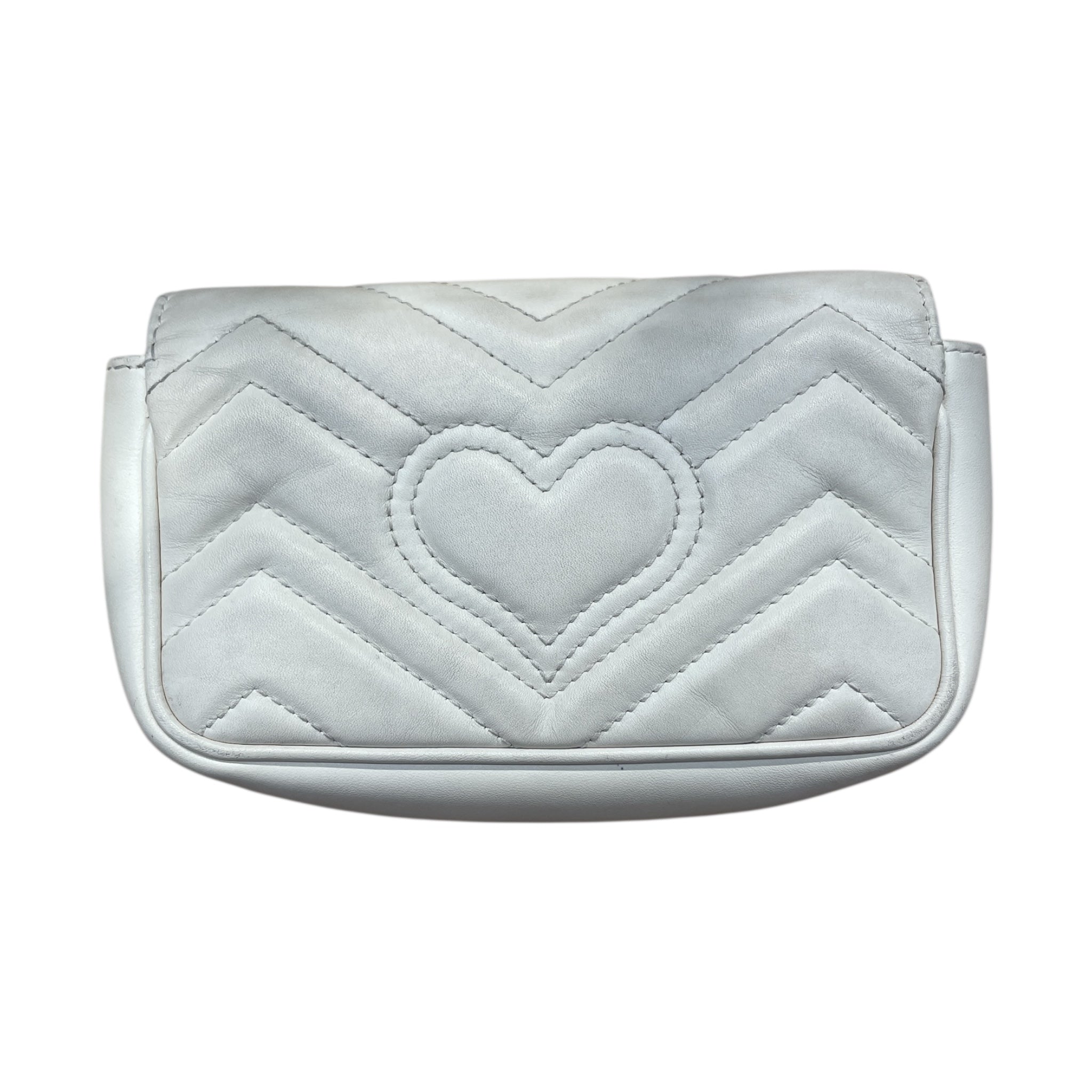 GUCCI/Cross Body Bag/Leather/CRM/GG Marmont Leather view 2