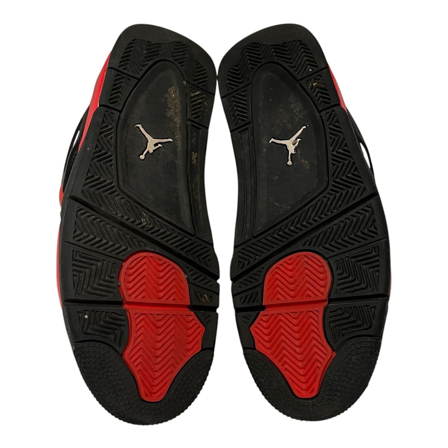 NIKE/Shoes/US 9.5/Suede/BLK/jordan 4 blk red view 3