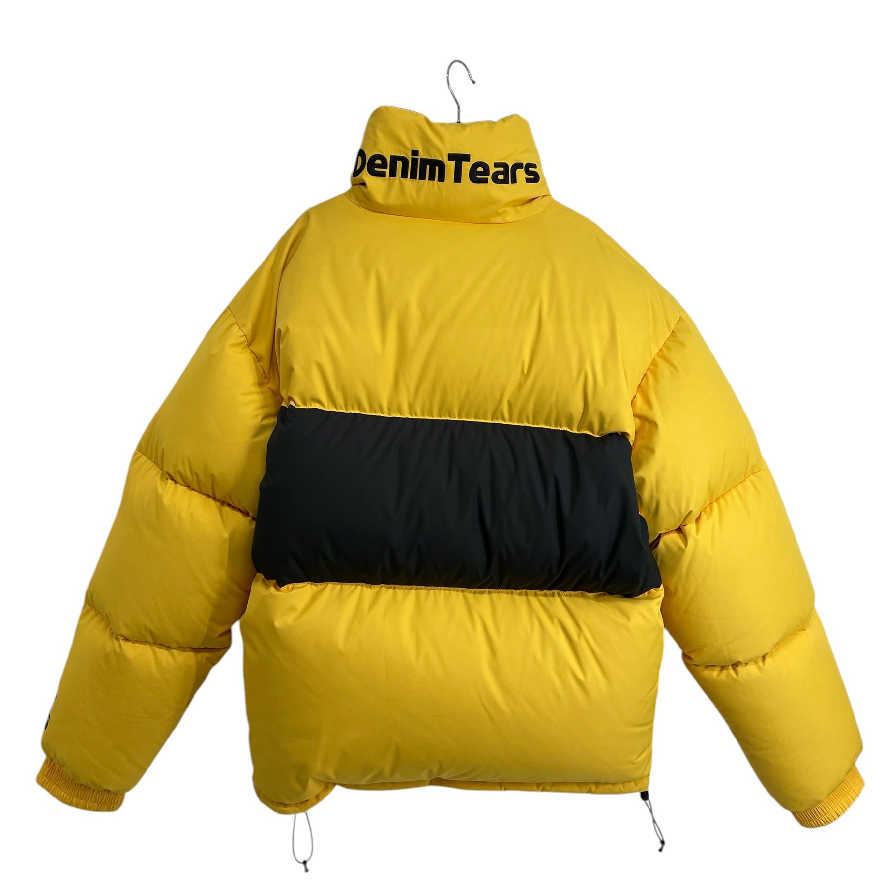 DENIM TEARS/Puffer Jkt/XL/Nylon/YEL/REVERSIBLE COLOR BLOCK view 4