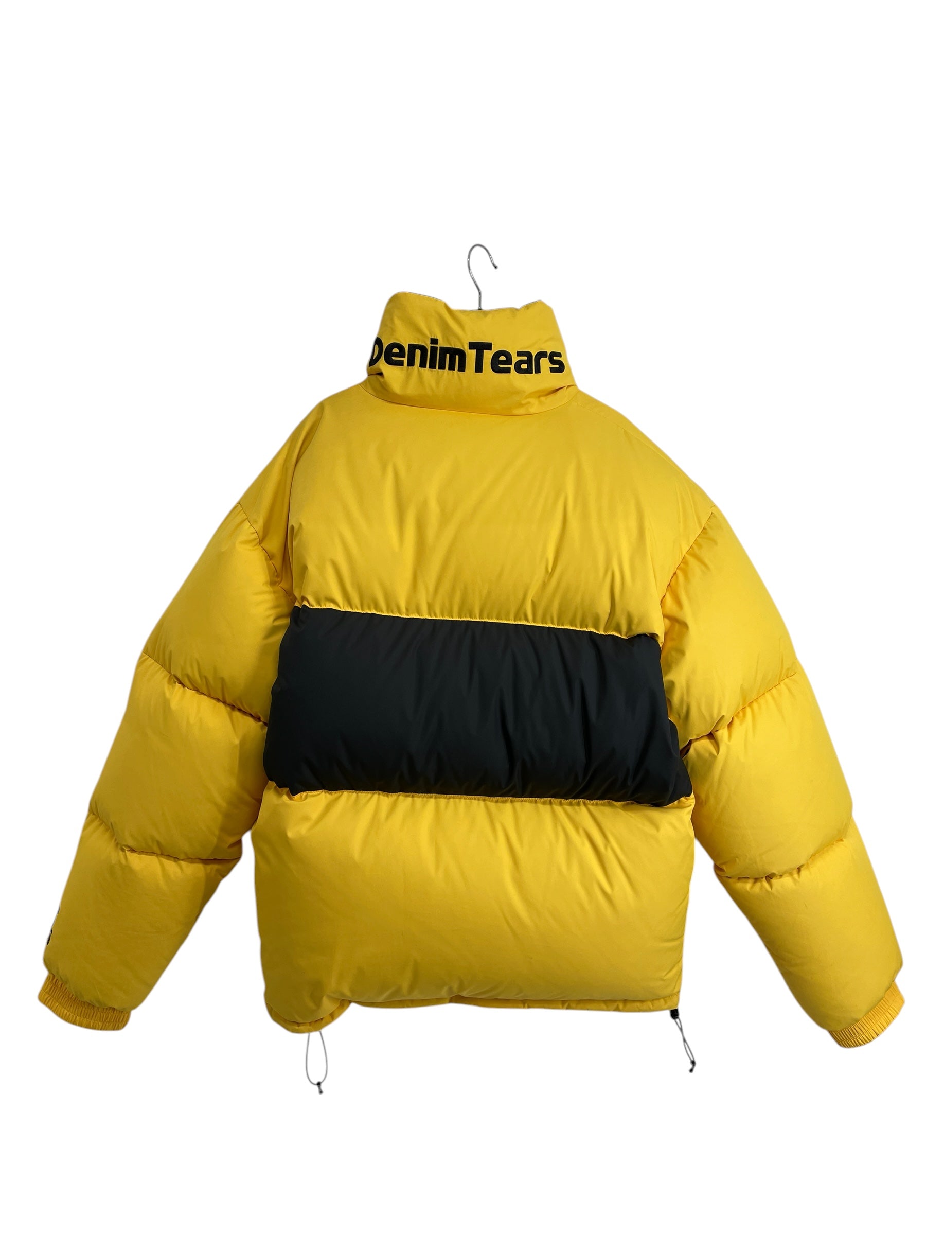 DENIM TEARS/Puffer Jkt/XL/Nylon/YEL/REVERSIBLE COLOR BLOCK view 3