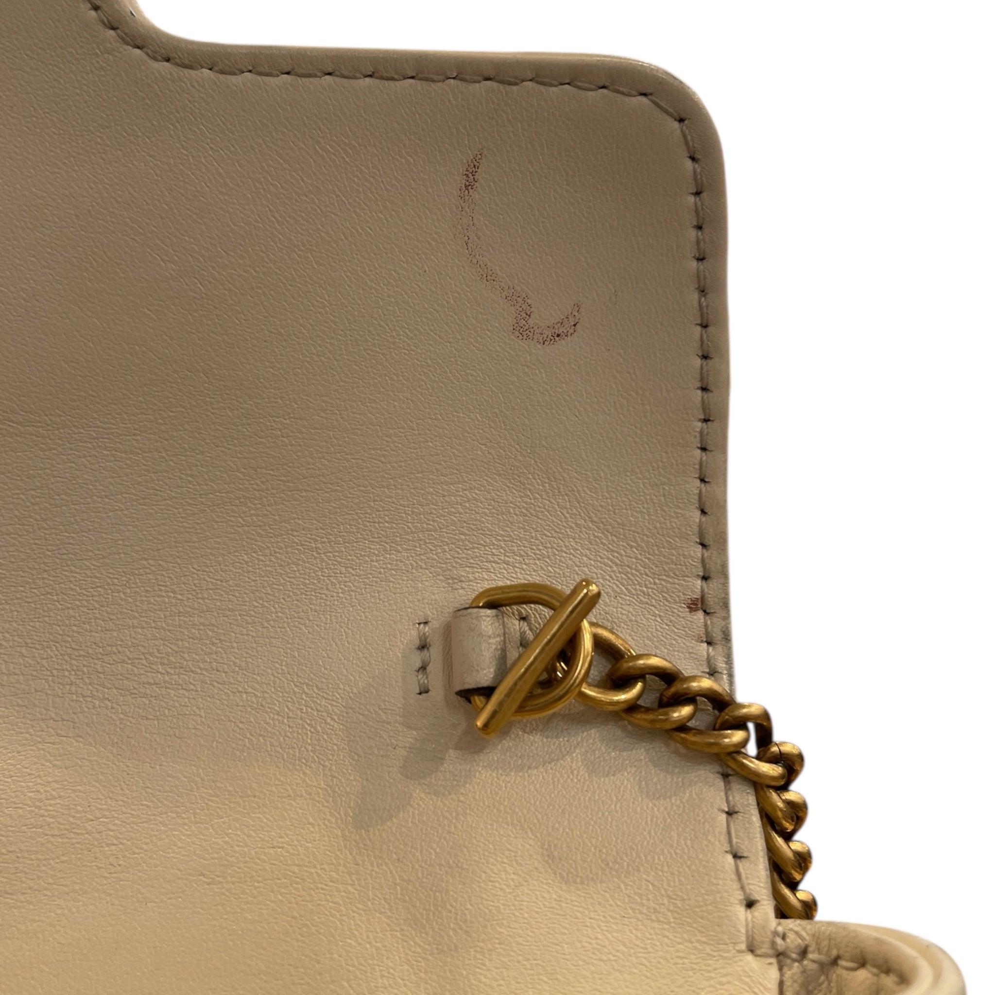 GUCCI/Cross Body Bag/Leather/CRM/GG Marmont Leather view 7