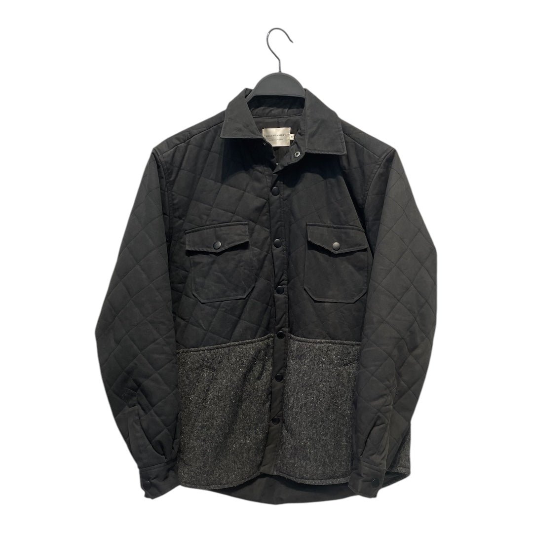 Shades Of Grey/Quilted Jkt/M/Cotton/BLK/ view 1